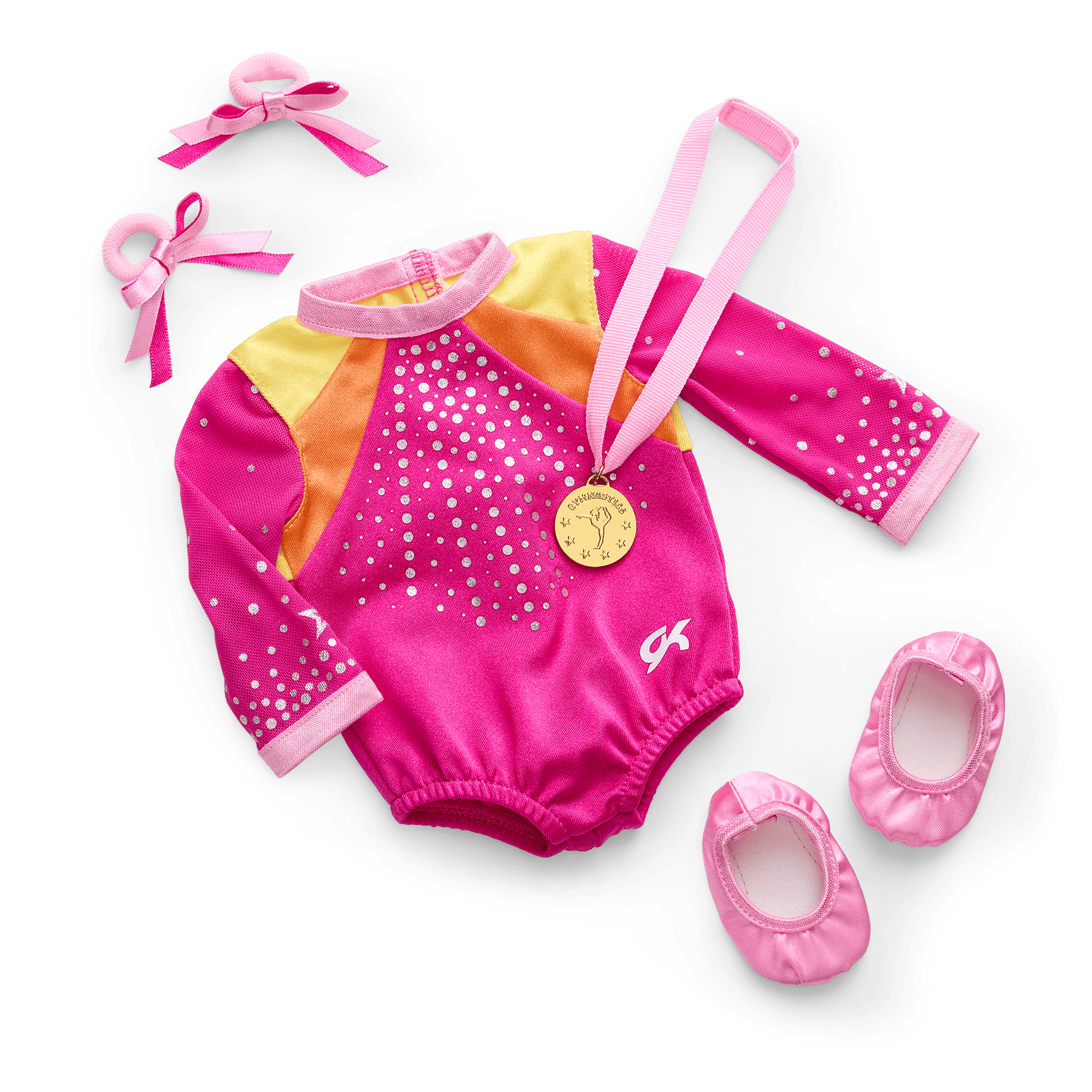 Lila s Gymnastics Competition Outfit for 18 inch Dolls Girl of The Year 2024