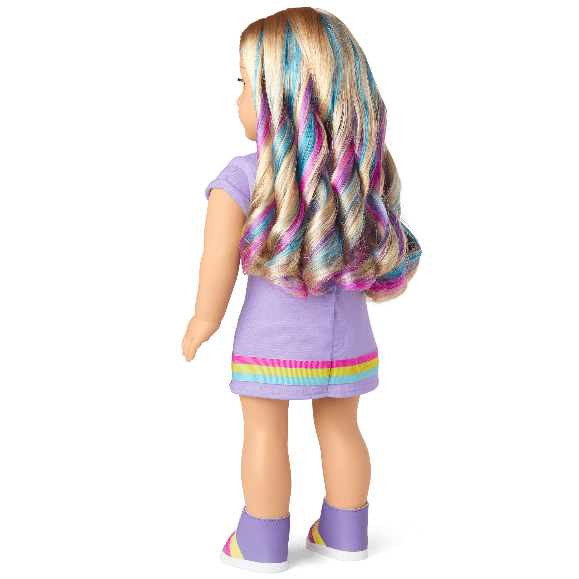 Truly Me™ 18-inch Doll #110 with wavy blonde hair