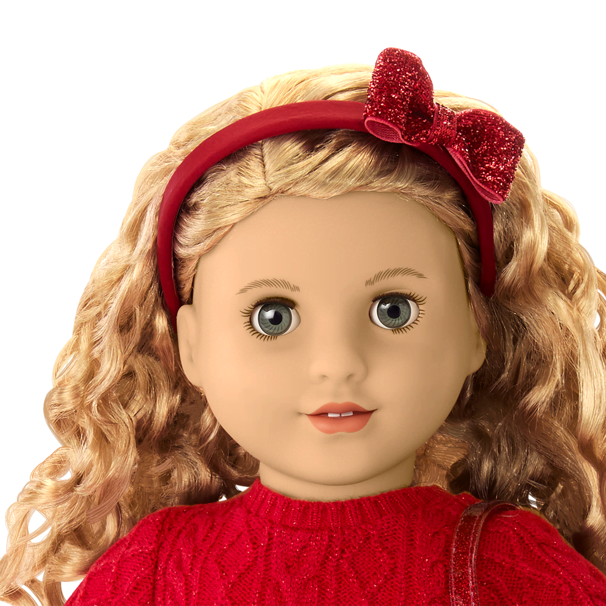 American Girl® x Something Navy Crimson Sparkle Sweater Dress for 18-inch Dolls
