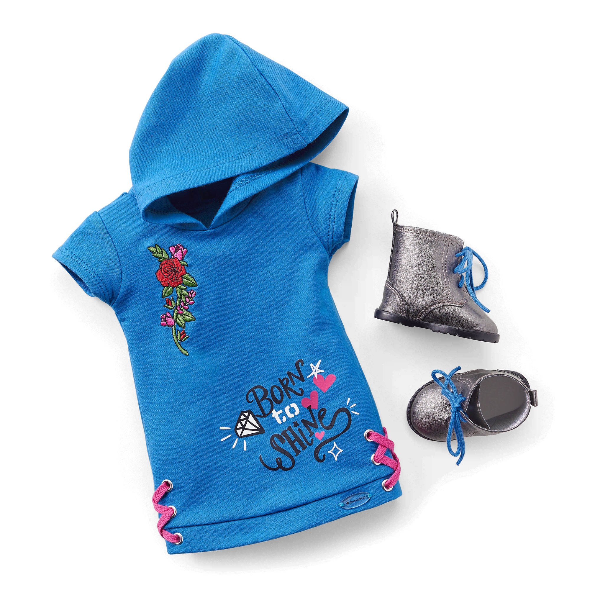 Truly Me™ 18-inch Doll #90 with long blue hair