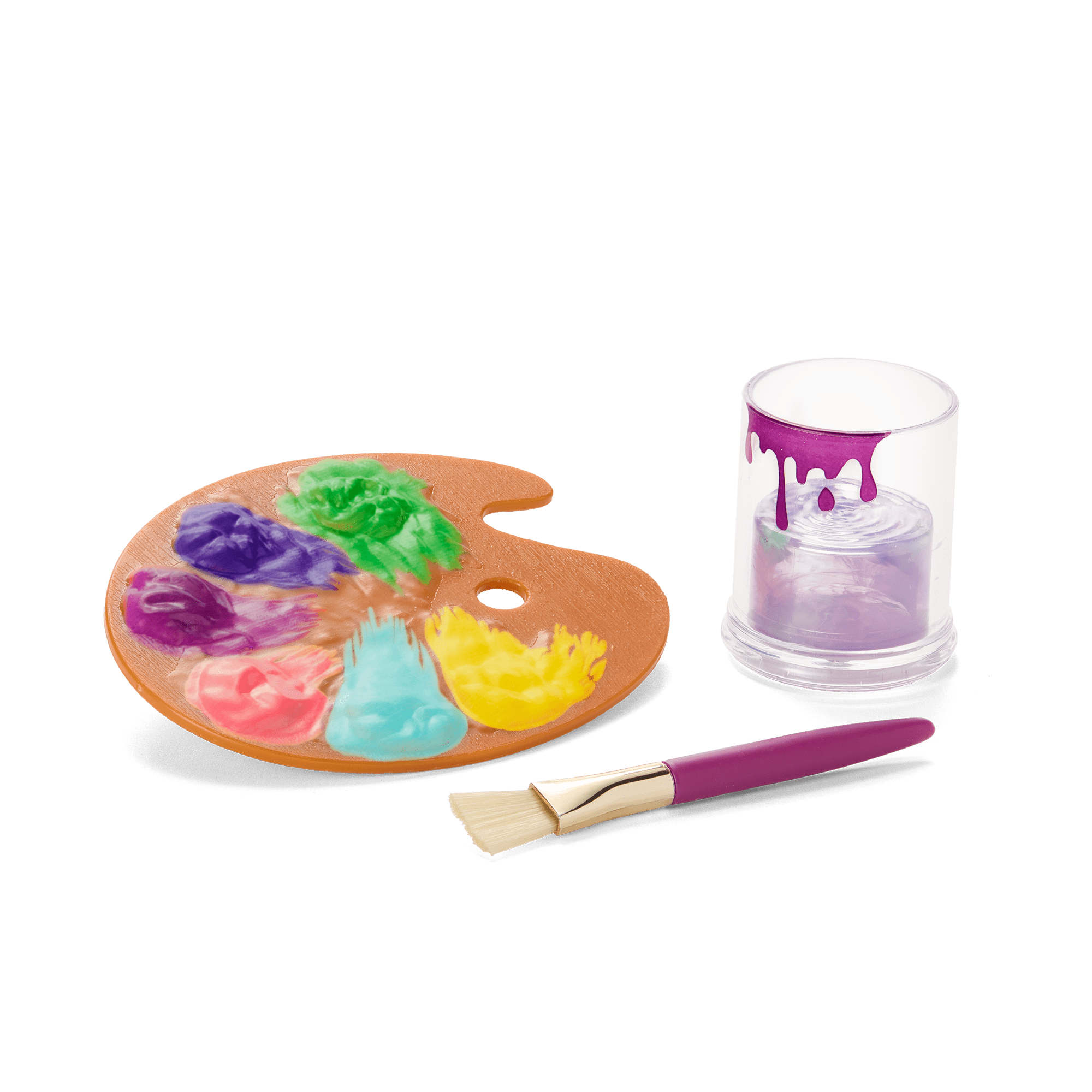 American Girl® Disney Princess Rapunzel Painting Accessories & Pascal for 18-inch Dolls