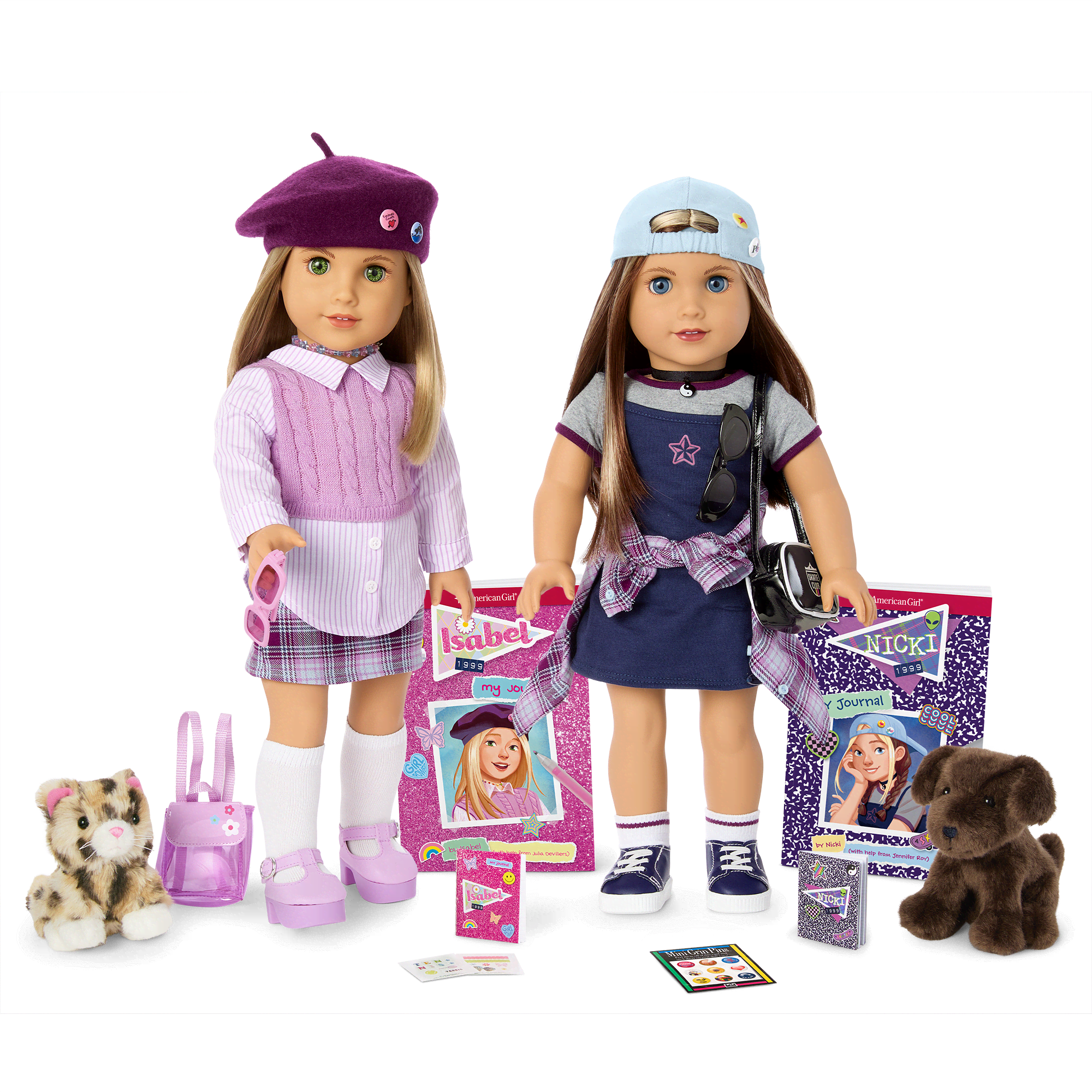 90s Twins Isabel Nicki Gift Set American Girl