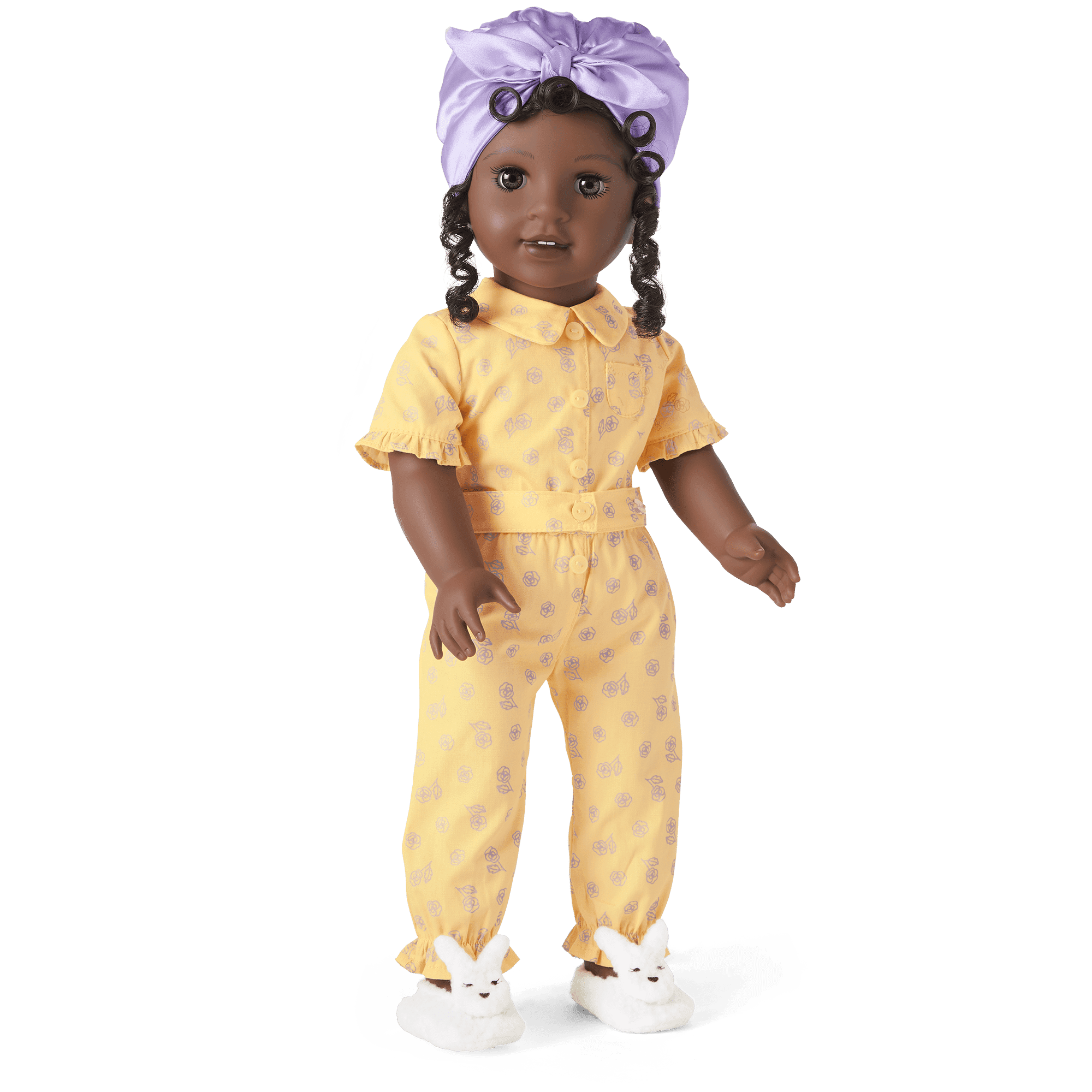 Claudie's™ Yellow Bloom Pajamas for 18-inch Dolls (Historical Characters)