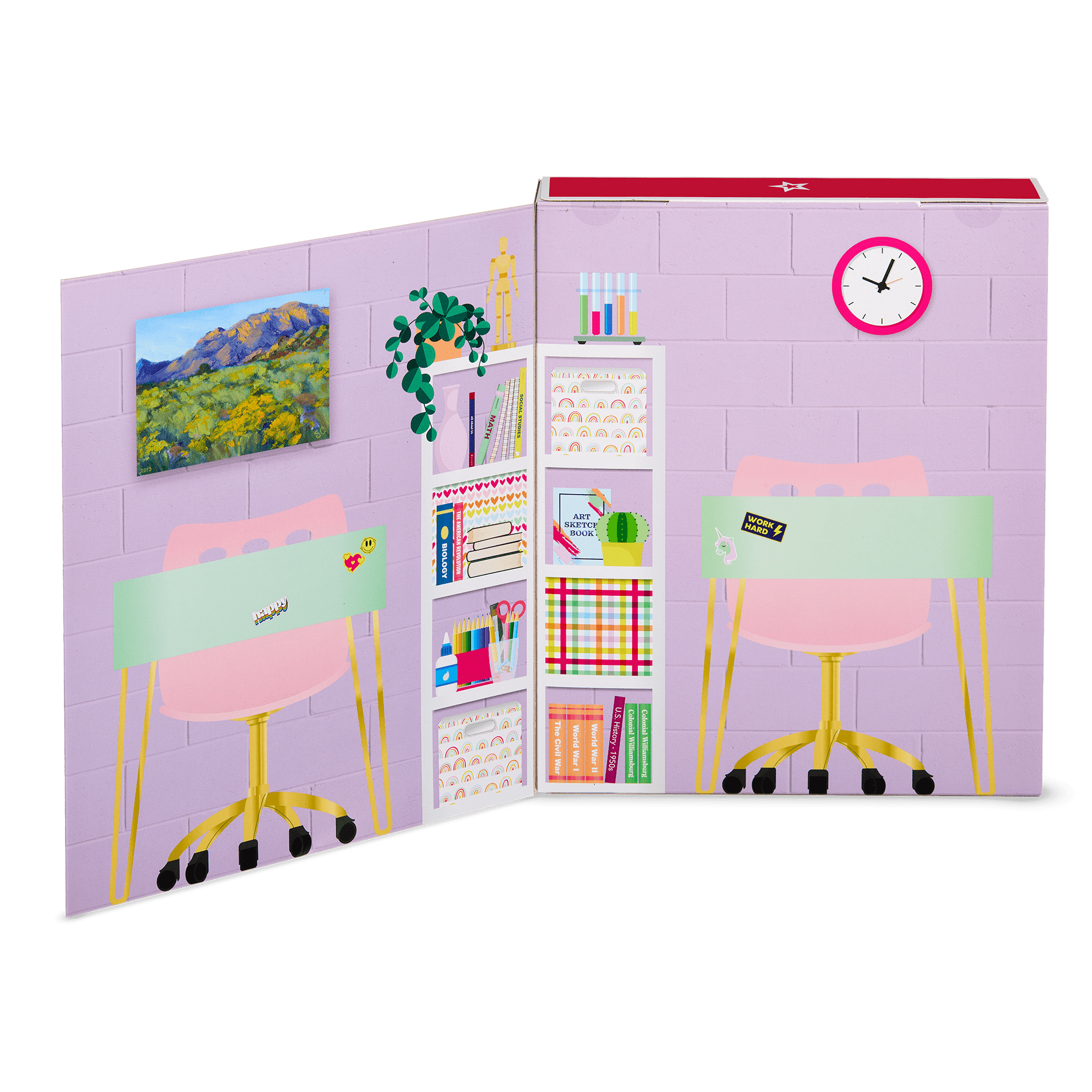 School-Day Style Outfit Set for 18-inch Dolls