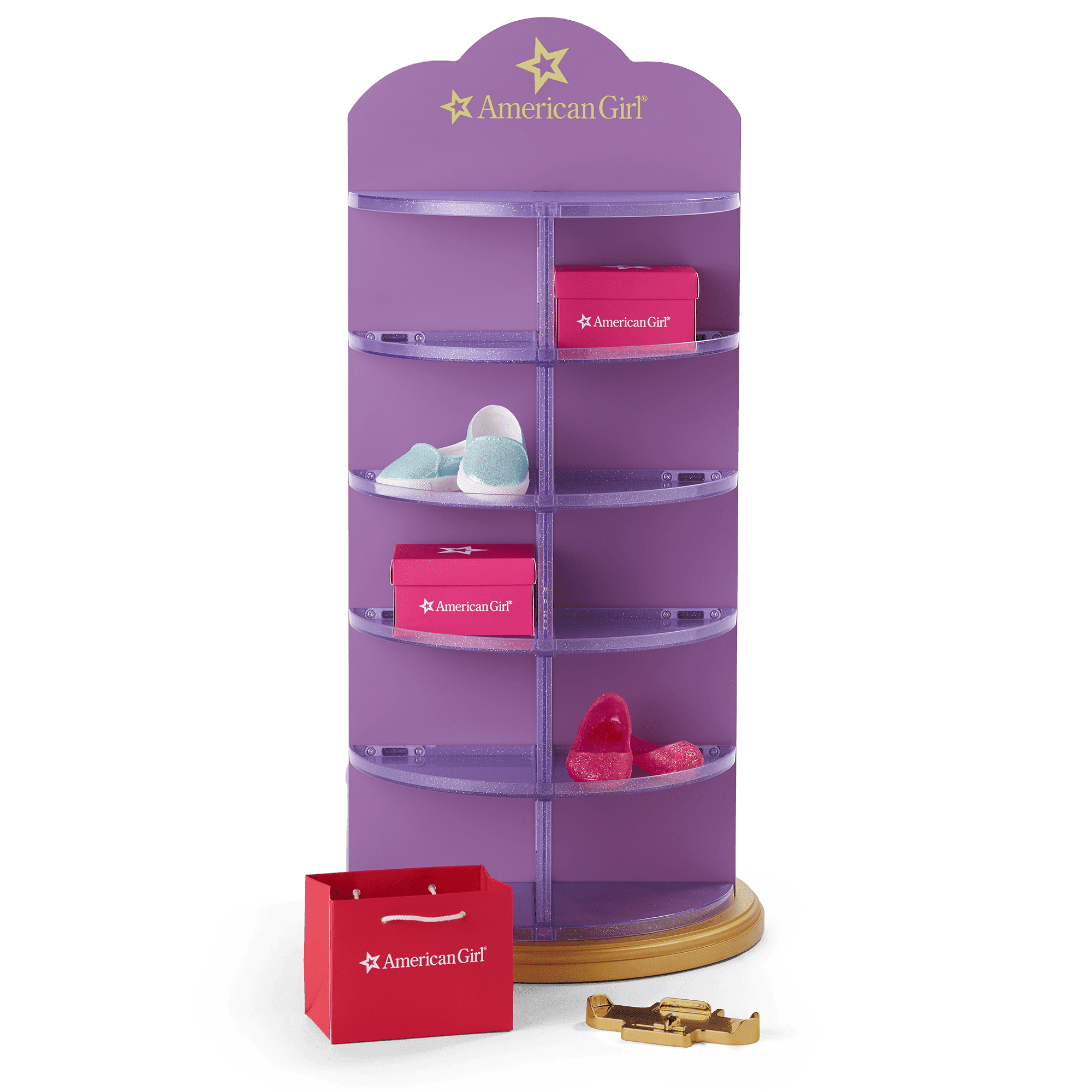 American Girl So Many Shoes Storage Tower