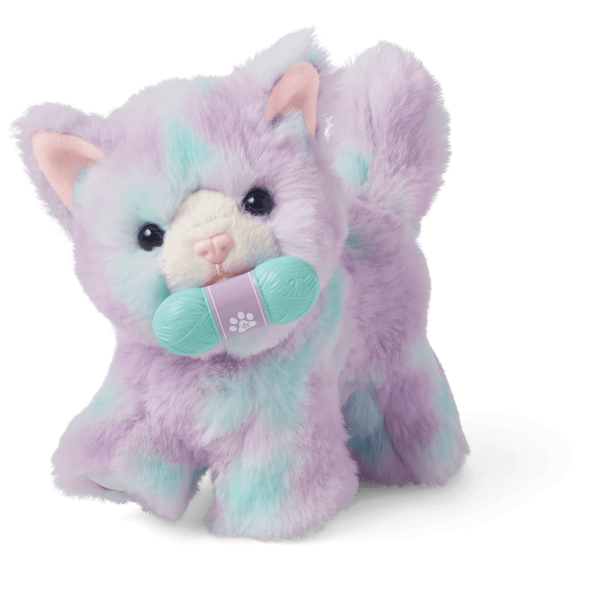 Purrpley Pink Kitty Cat for 18-inch Dolls