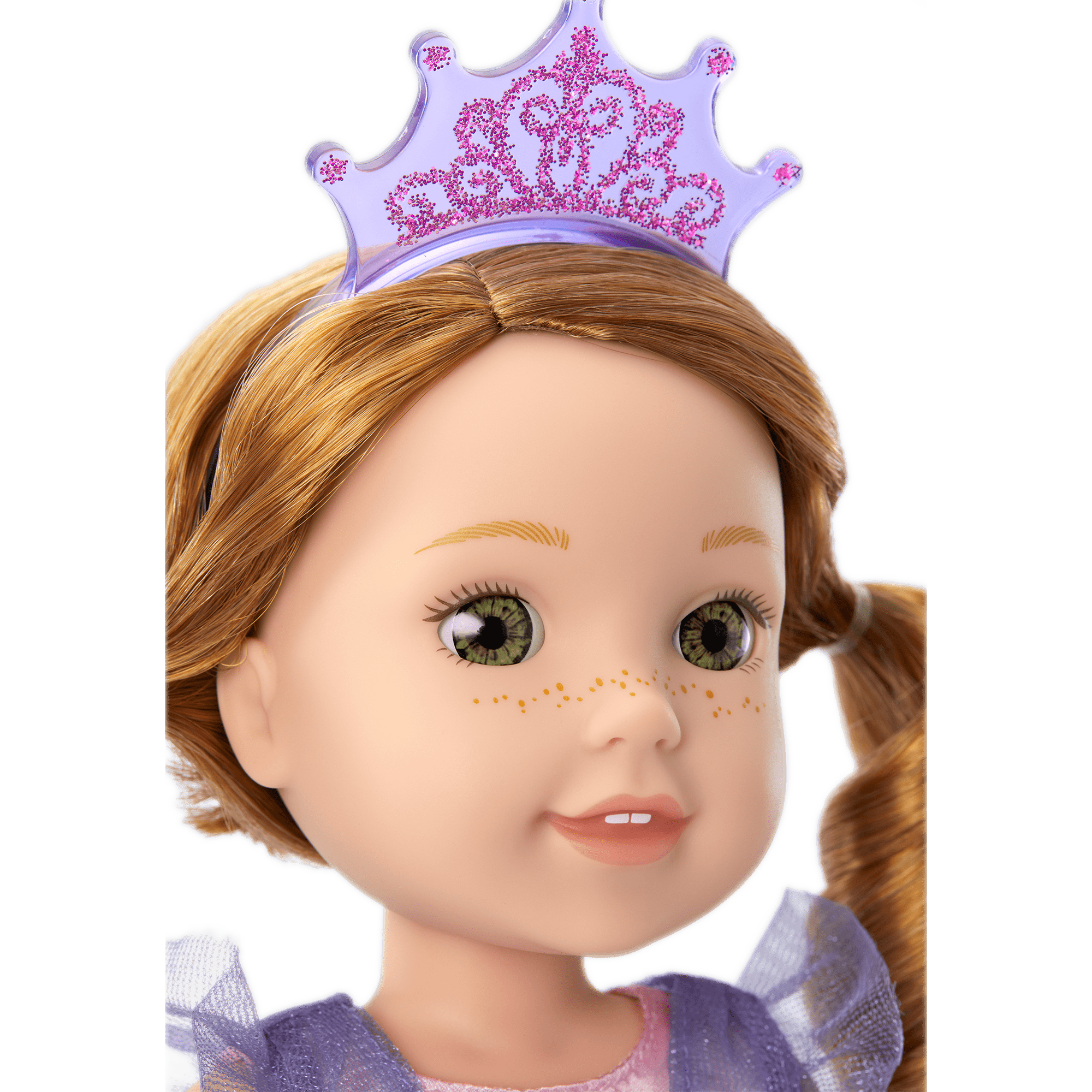 Royal Ruffles Nightie and Robe for Little Girls & WellieWishers™ Dolls