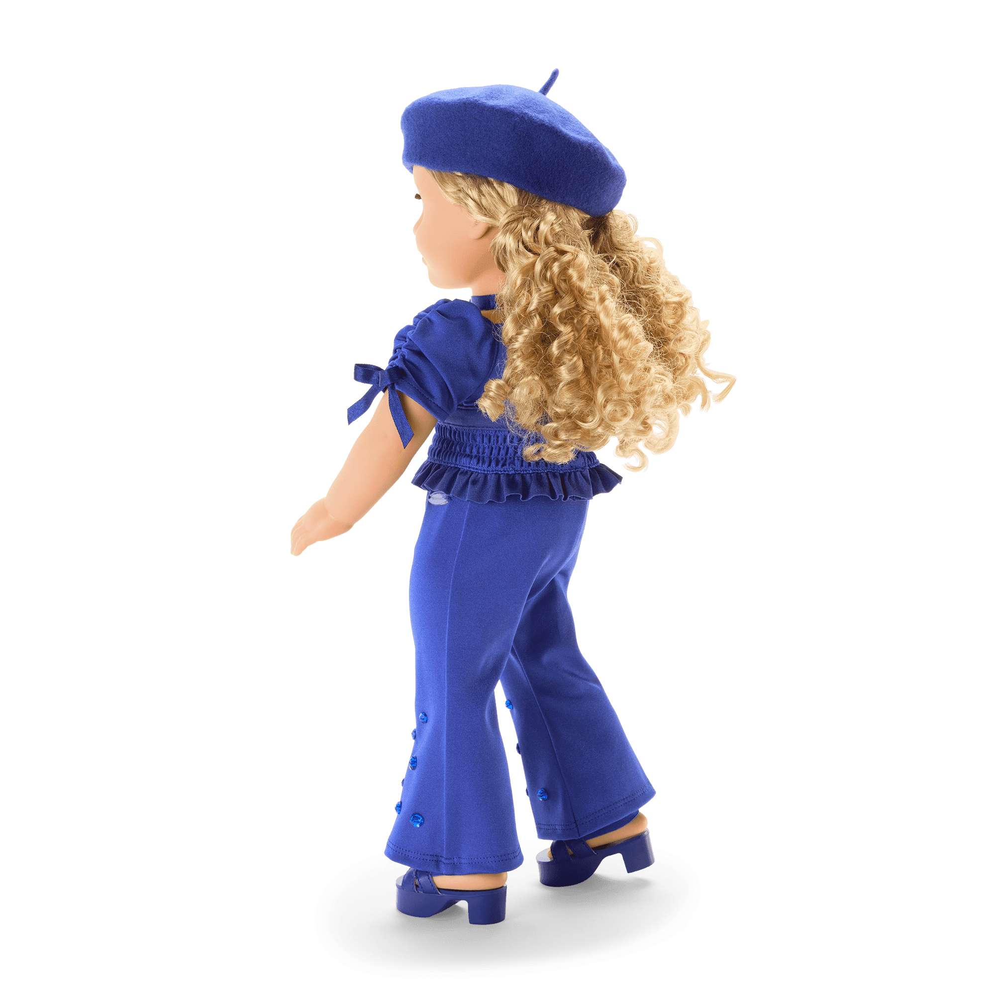 September Sparkling Sapphire Outfit for 18-inch Dolls