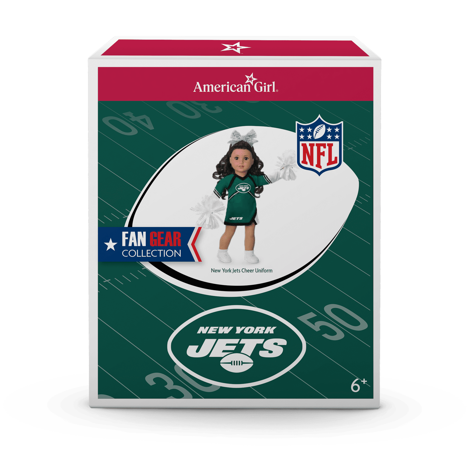 American Girl® x NFL New York Jets Cheer Uniform for 18-inch Dolls