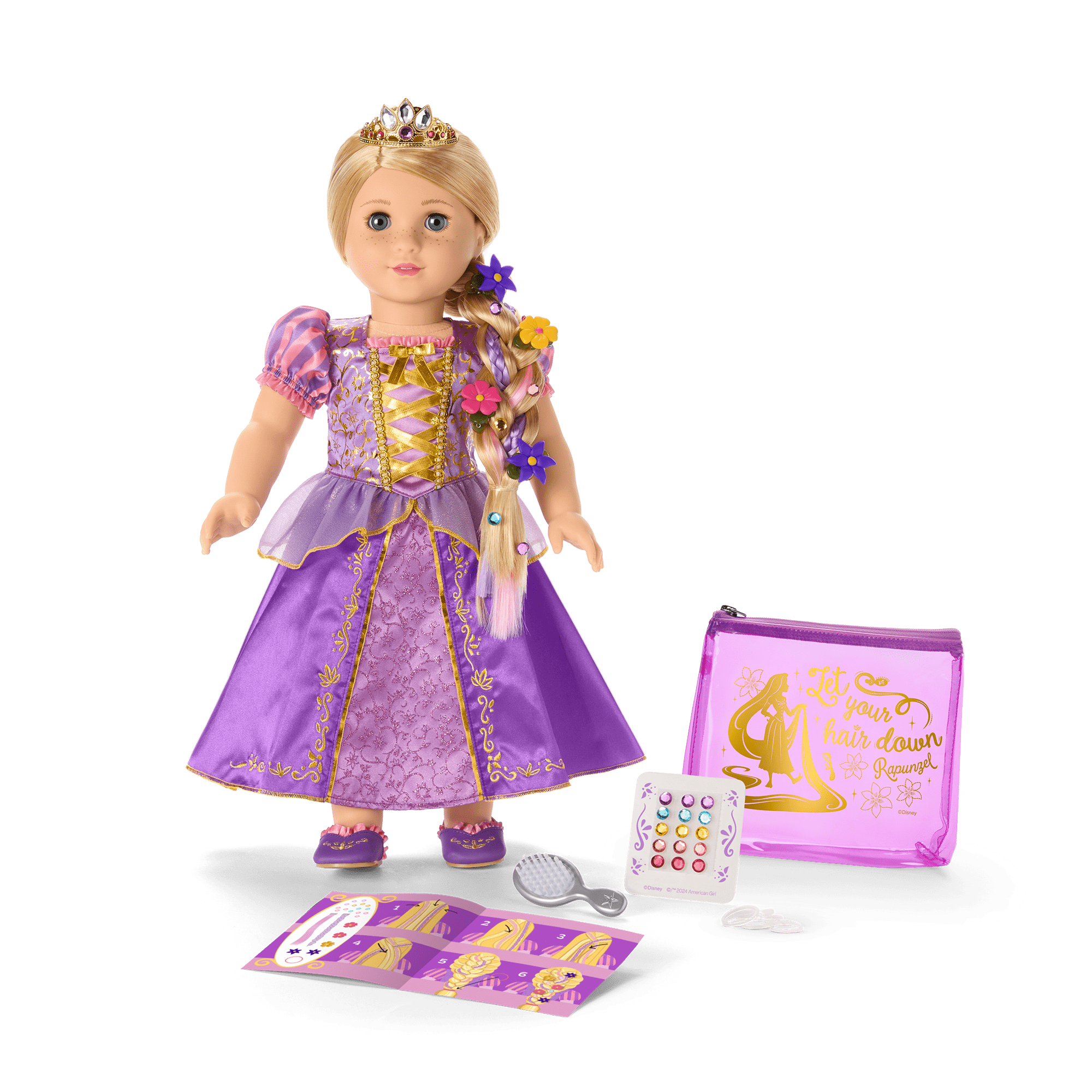 Disney American Girl® Disney Princess Rapunzel Hair Accessories