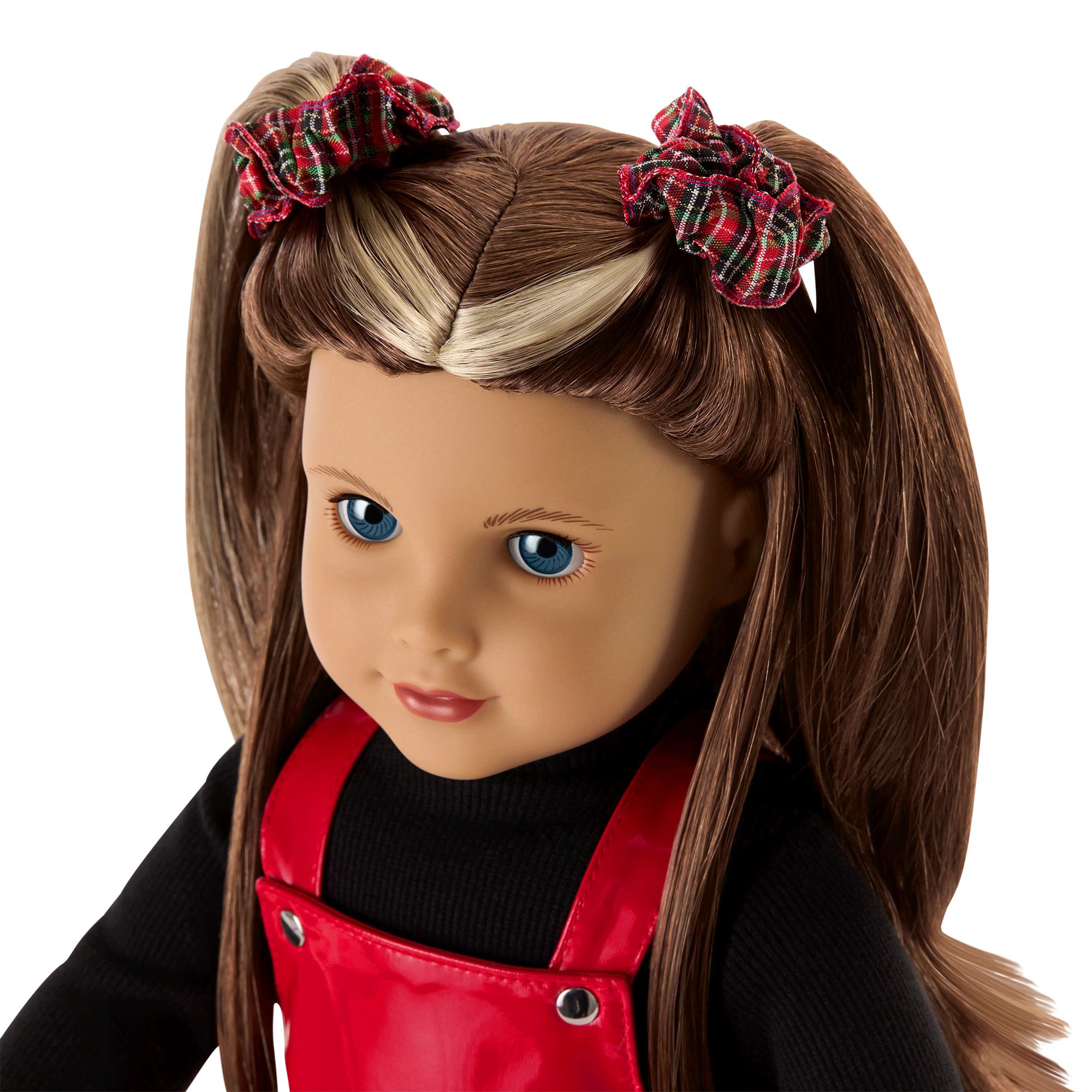 Nicki’s™ Red Vinyl Jumper Outfit for 18-inch Dolls (Historical Characters)