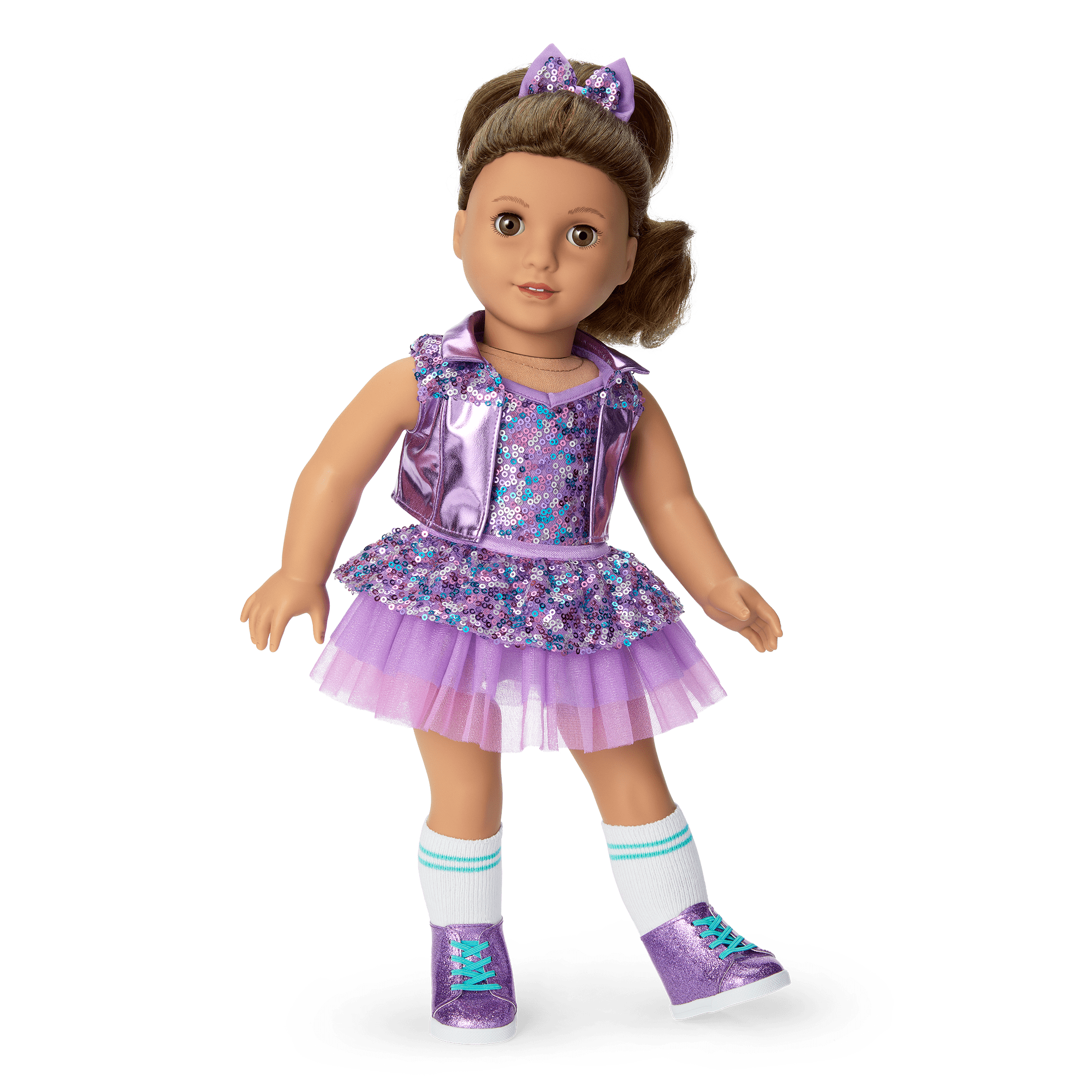 Truly Me 117 Doll Dance Set Wavy Hair American Girl