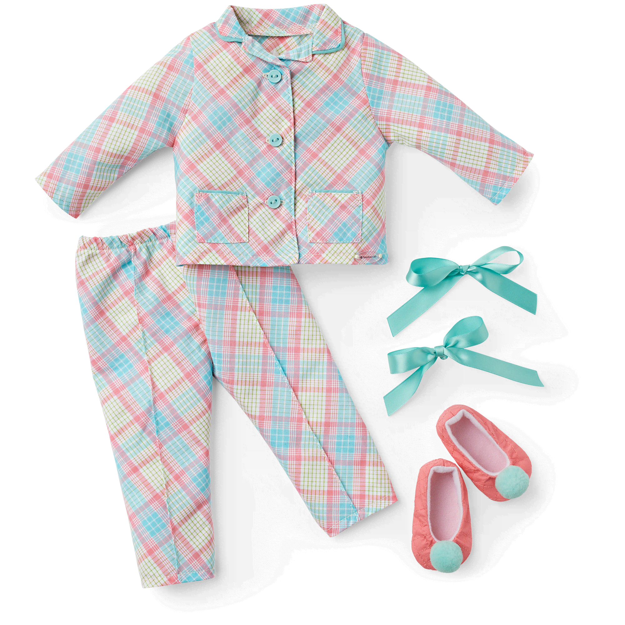 Melody’s™ Plaid Pajamas for 18-inch Dolls (Historical Characters)
