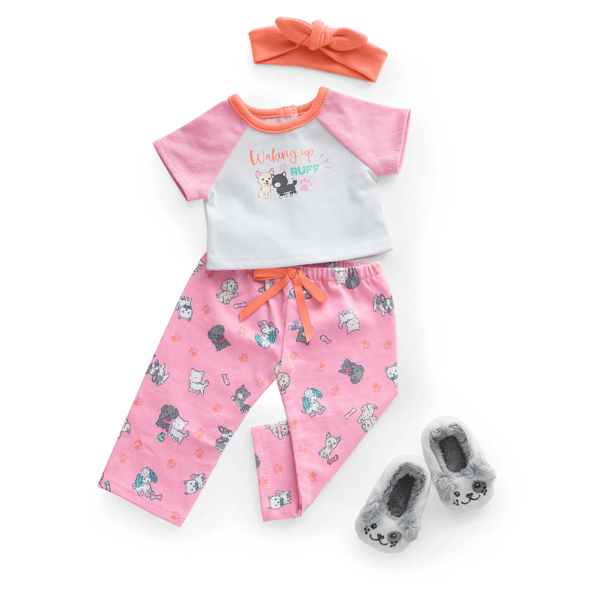 Waking Up Is Ruff PJs for 18-inch Dolls
