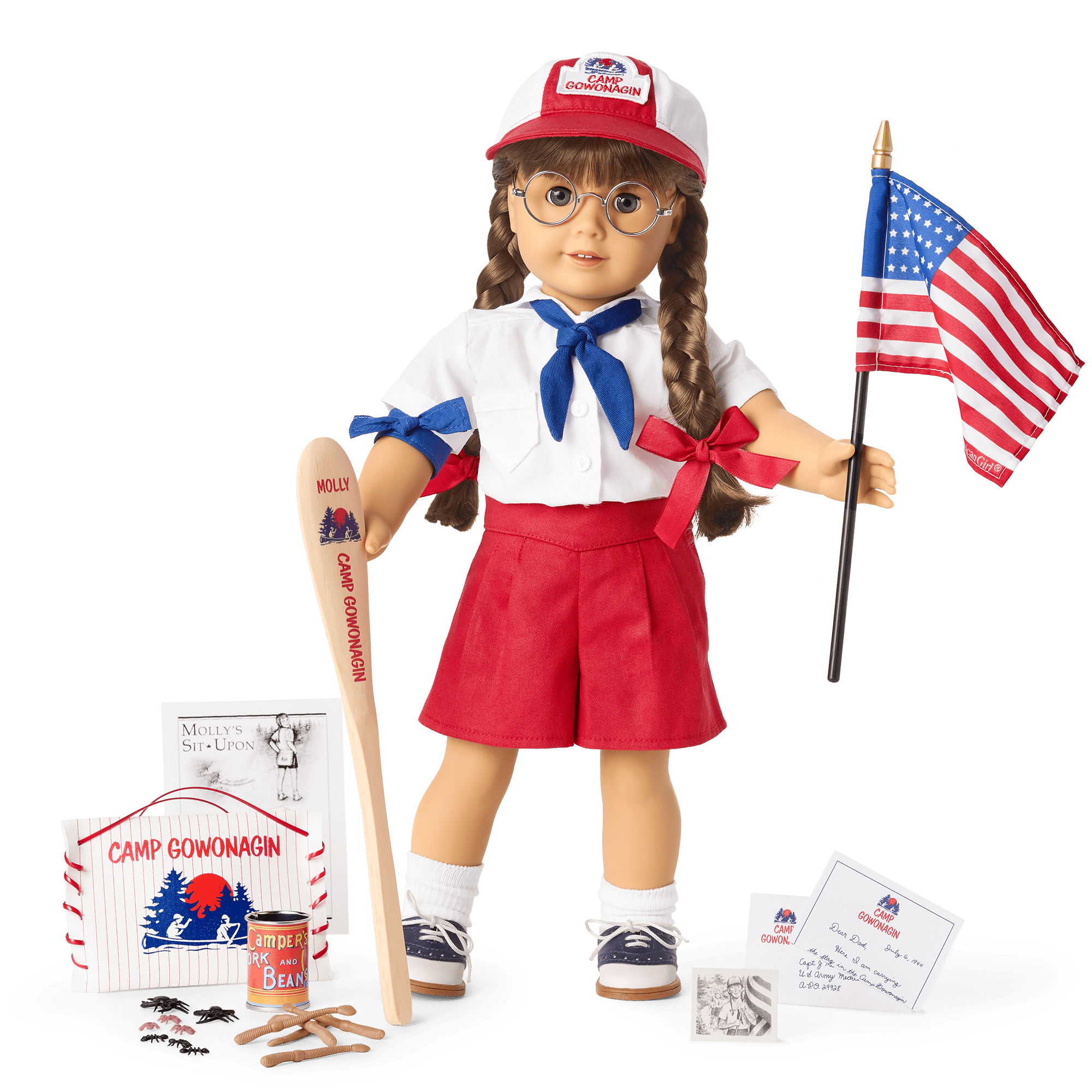 Molly’s™ Camp Gowonagin Accessories for 18-inch Dolls