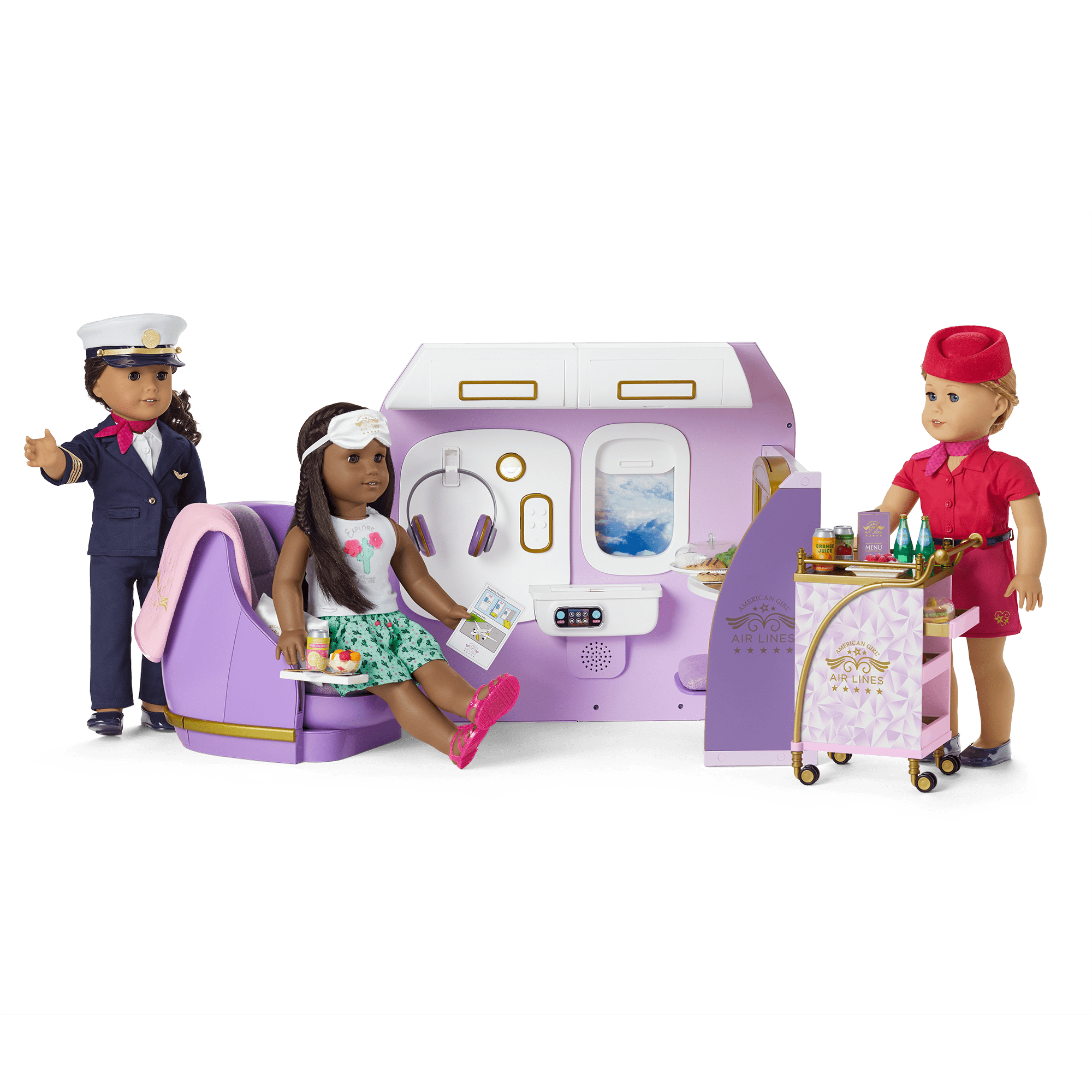 American girl doll airplane set on sale
