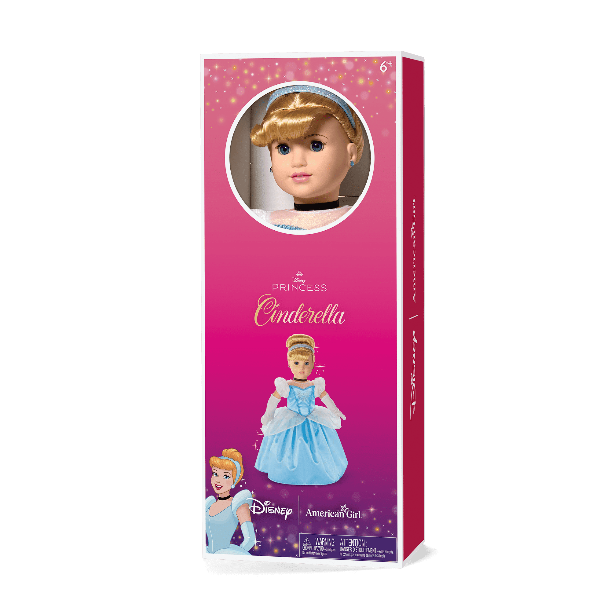 Disney Princess Cinderella 18 inch Doll American Girl