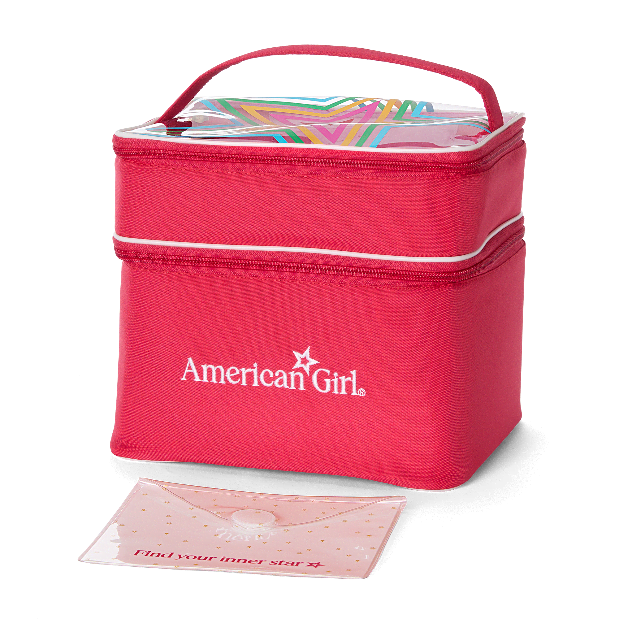 american girl doll travel backpack KT Fancy 23 PCS 18 Inch Accessories Suitcase Luggage Set Your girl and her favorite AG Sisters friends can go on bestie adventures together with this pink backpack American Girl Carrying Case and