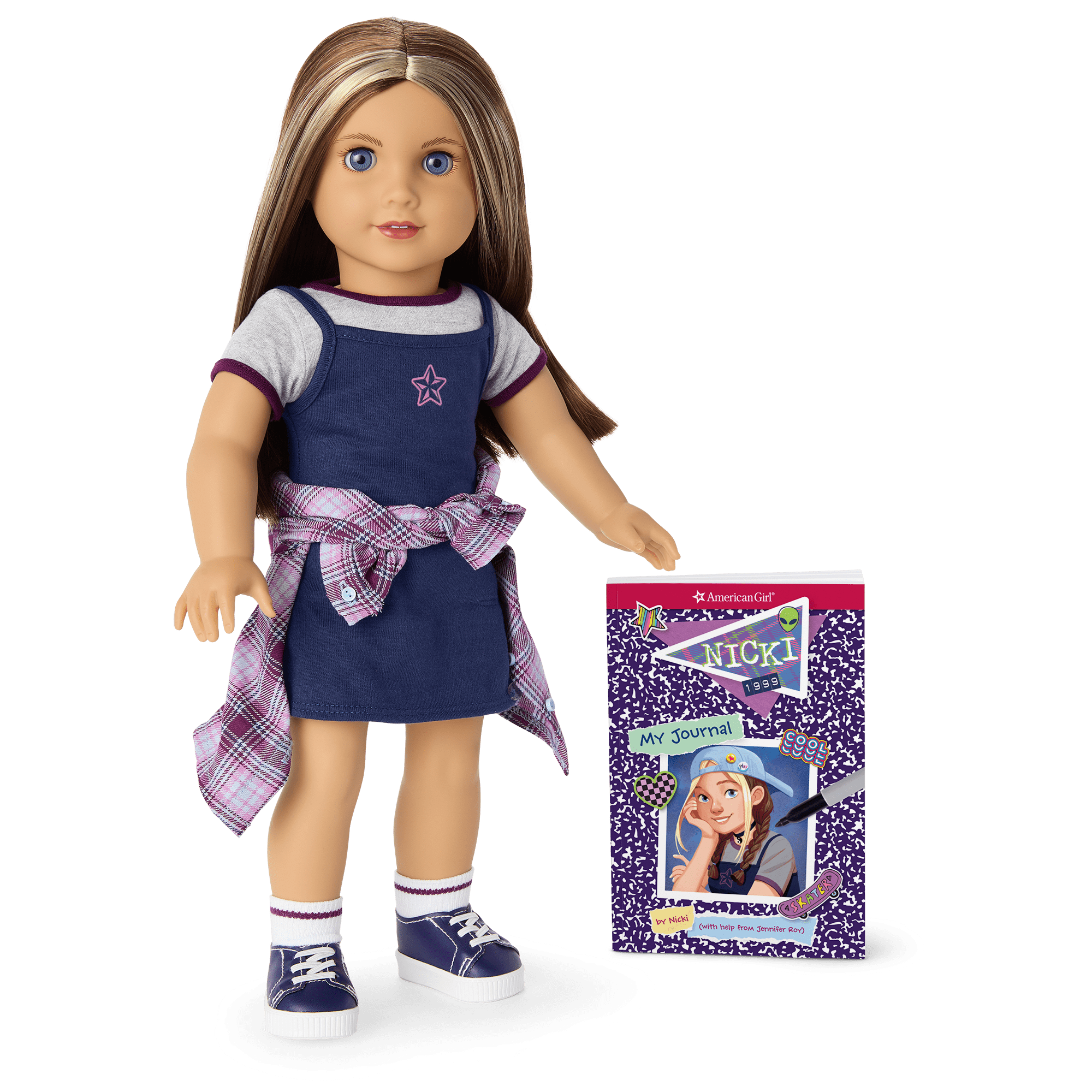 Nicki™ 18-inch Doll, Journal, Accessories & Doll Carrier (Historical Characters)