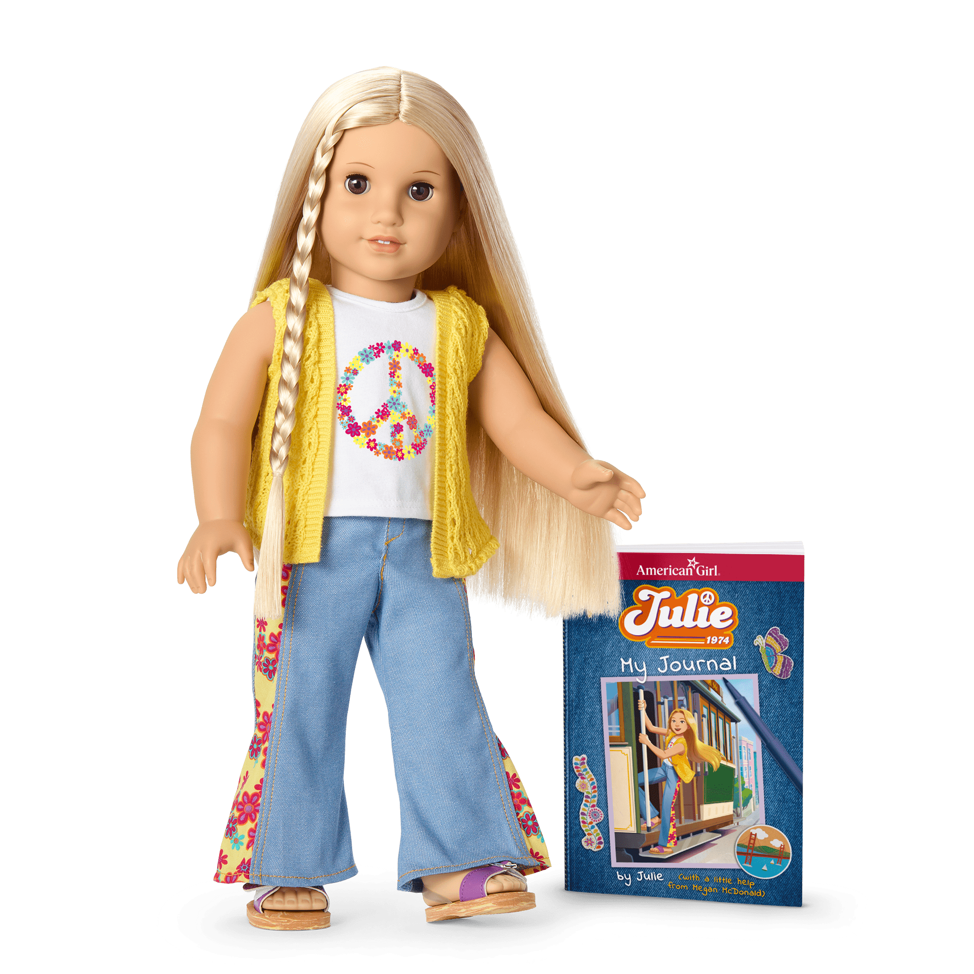 Julie™ 18-inch Doll, Journal, Accessories & Doll Carrier (Historical Characters)