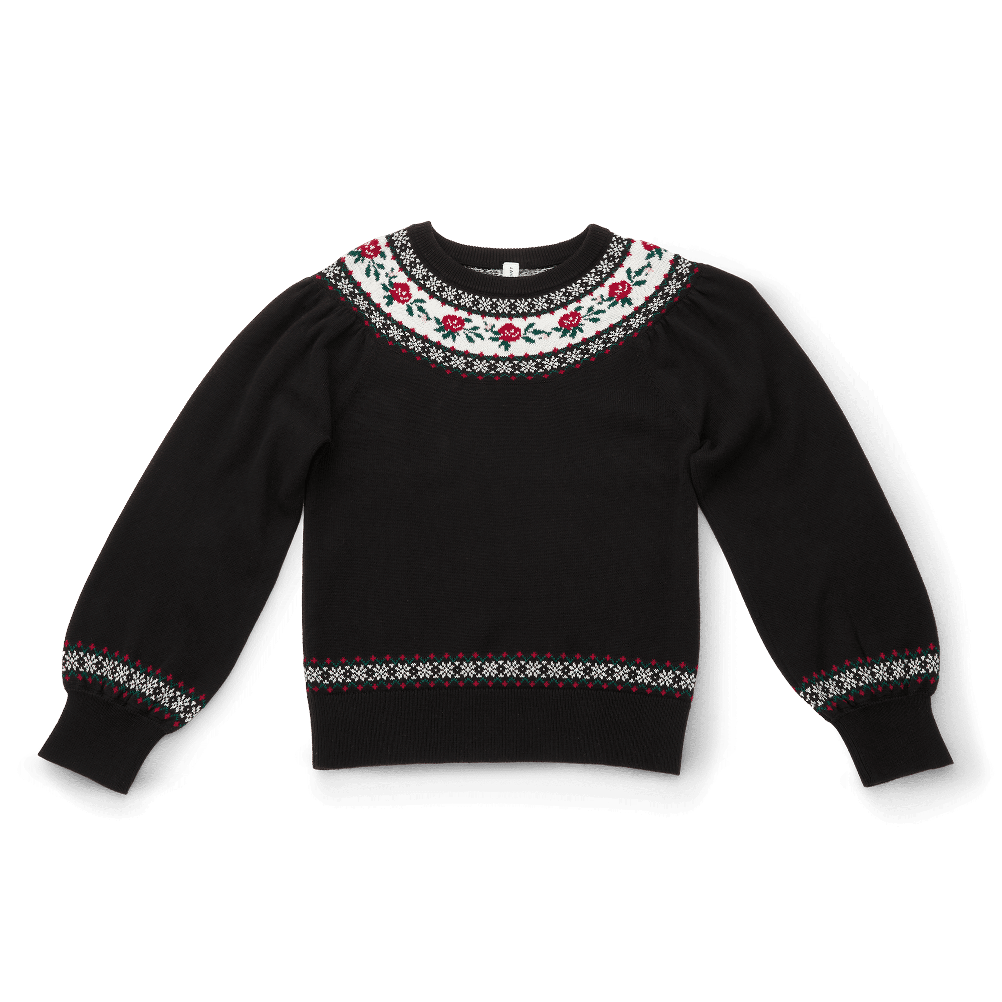 American Girl® x Janie and Jack Rose Fair Isle Sweater for Girls