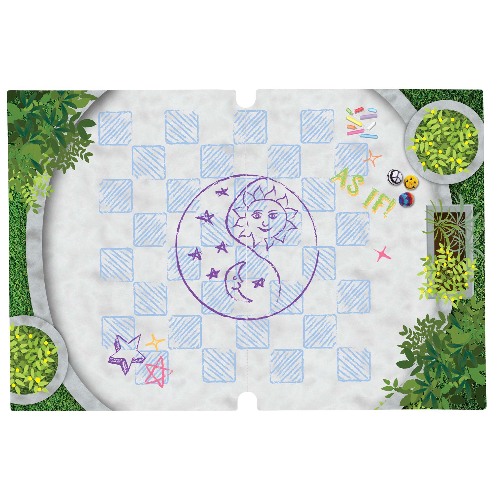 Isabel™ & Nicki's™ 2-in-1 Tennis Court & Skate Spot for 18-inch Dolls (Historical Characters)