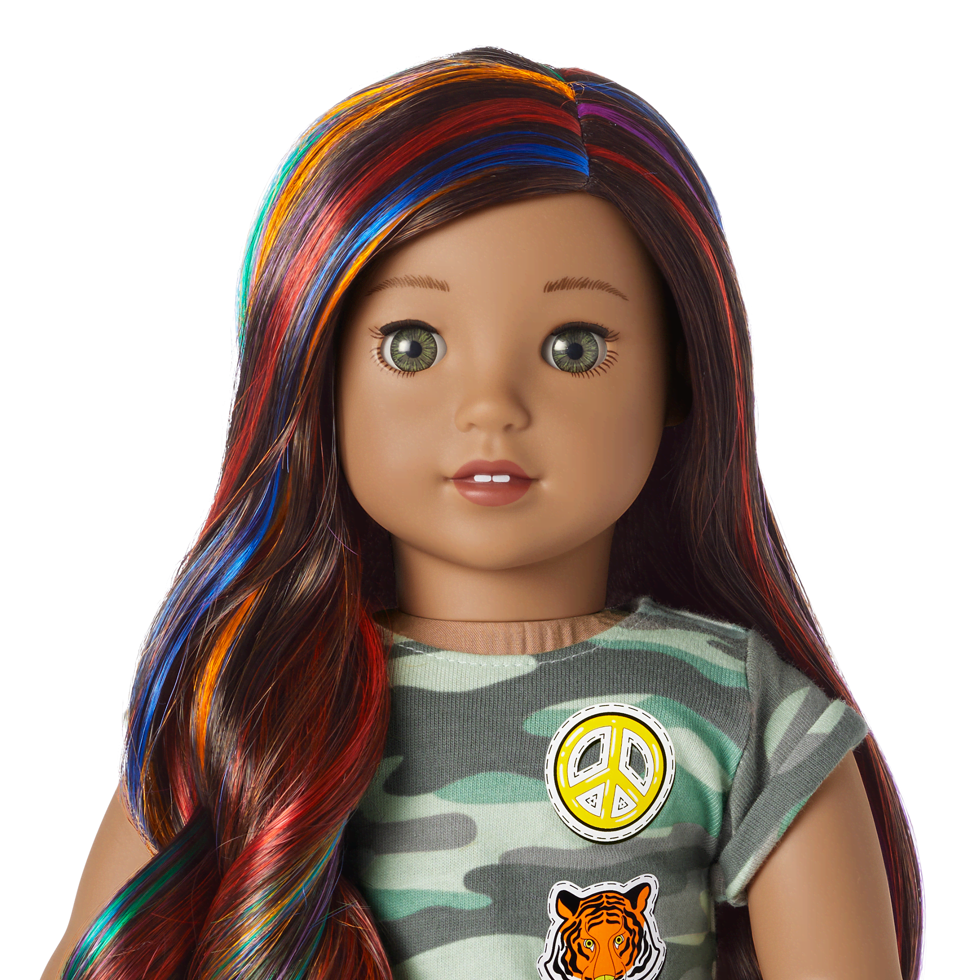 Truly Me 18 inch Doll 120 with wavy dark brown hair