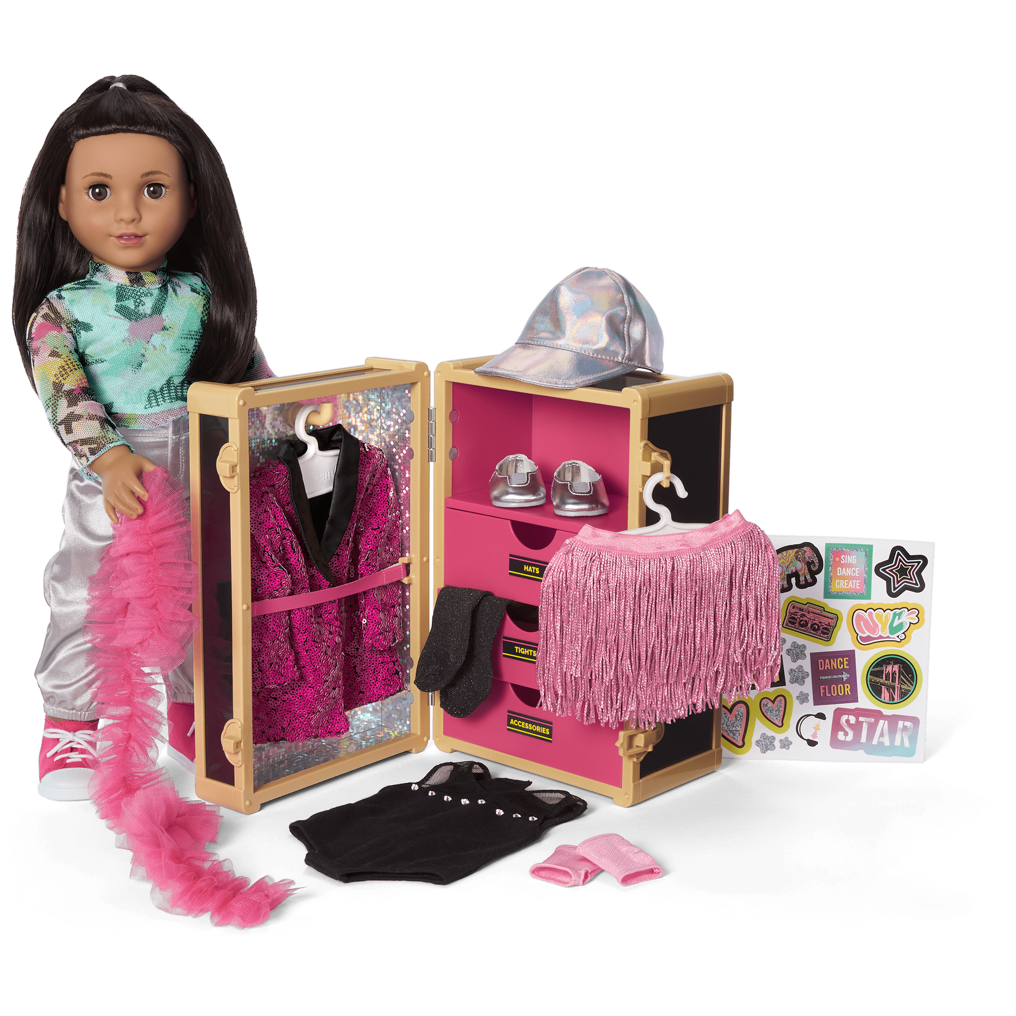 Backstage Theater Trunk for 18-inch Dolls