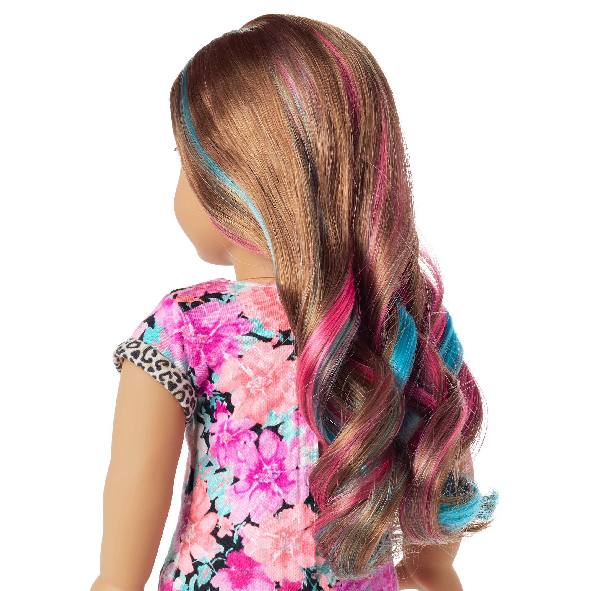 Truly Me™ 18-inch Doll #101 with wavy caramel hair