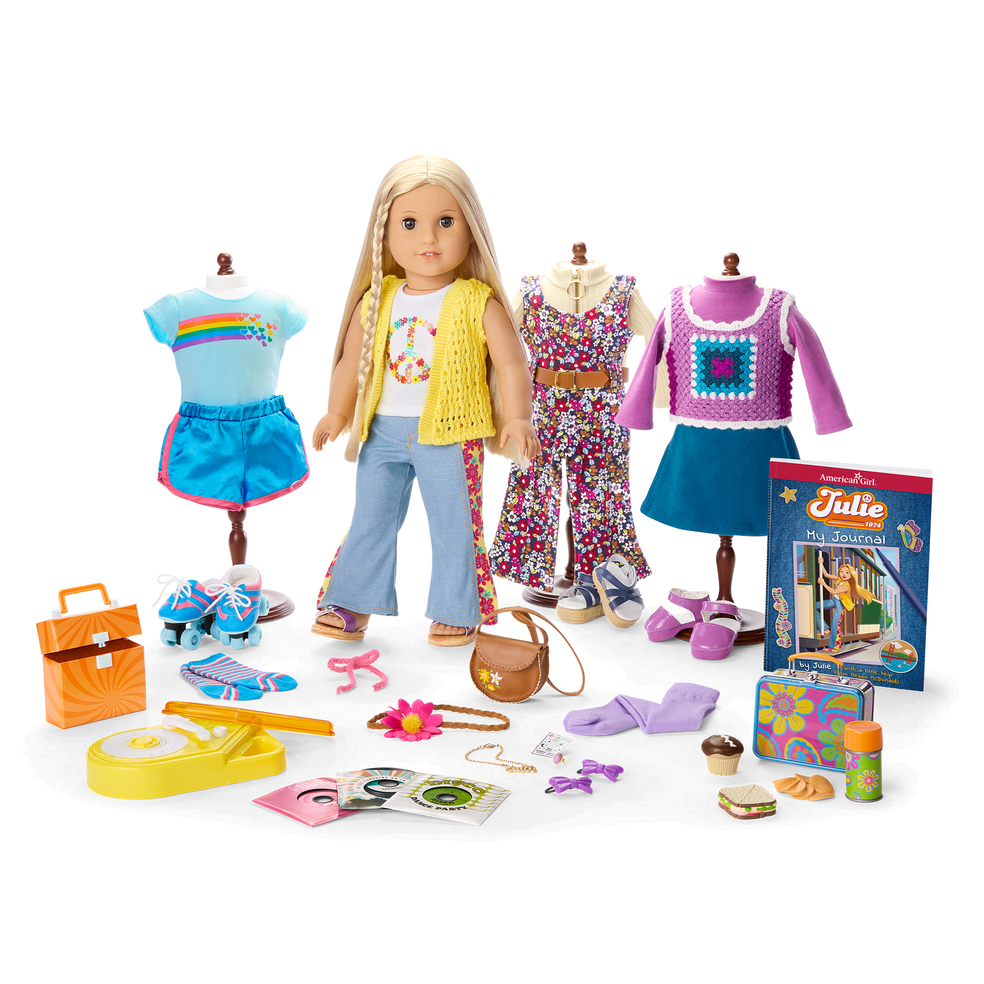 Julie’s™ Sunny ’70s Gift Set (Historical Characters)