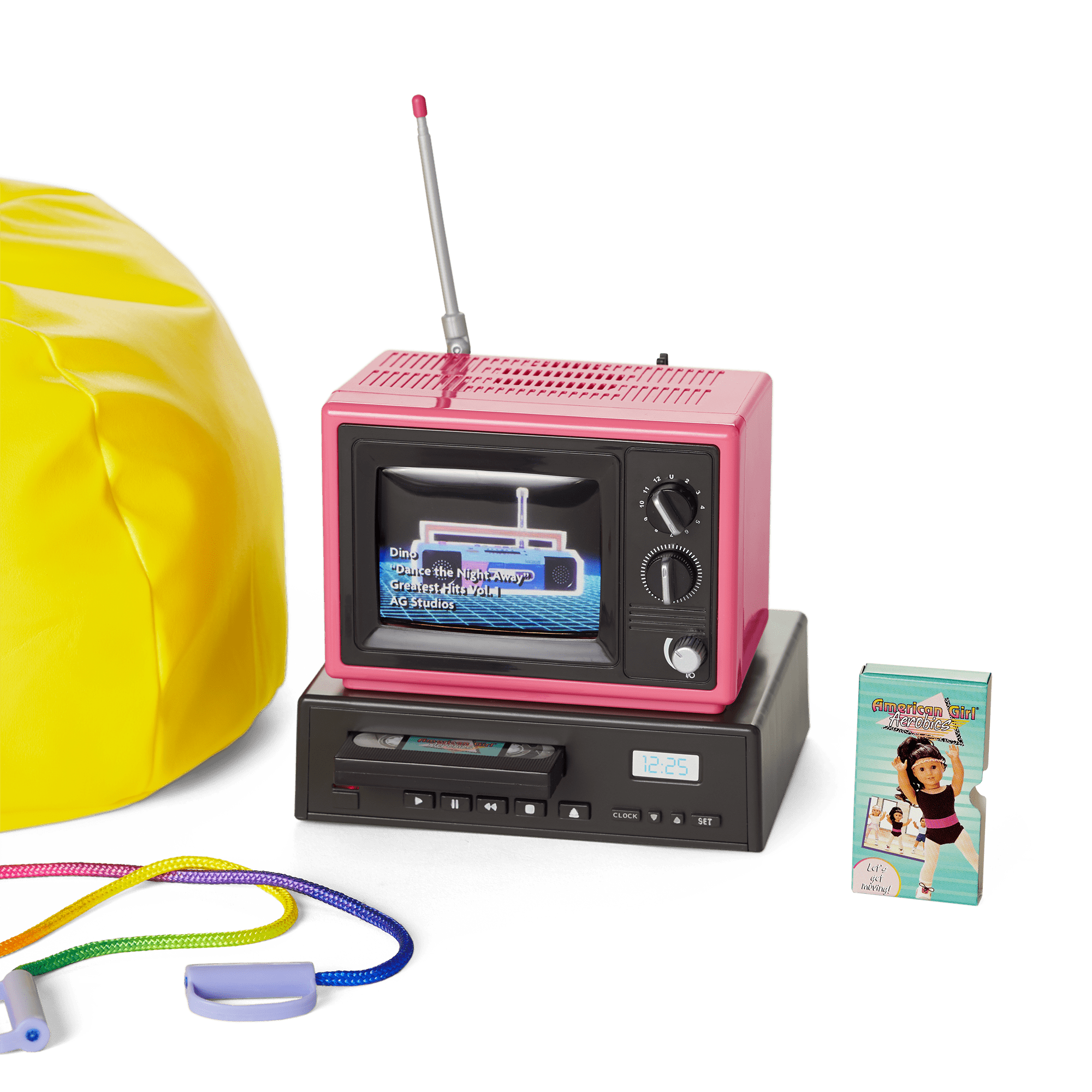Courtney‘s™ TV & Fitness Accessories for 18-inch Dolls (Historical Characters)