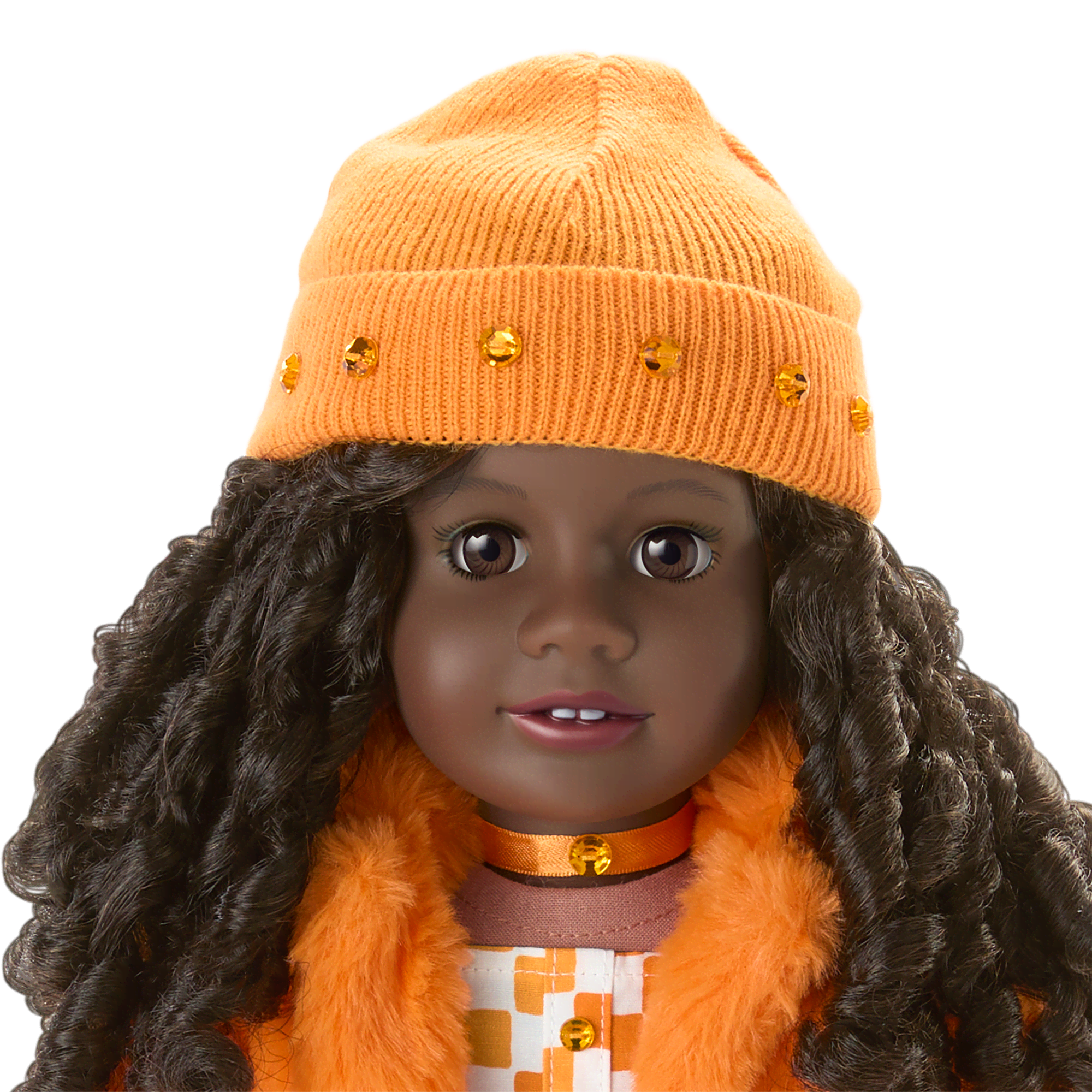 November Shimmering Citrine Outfit for 18-inch Dolls