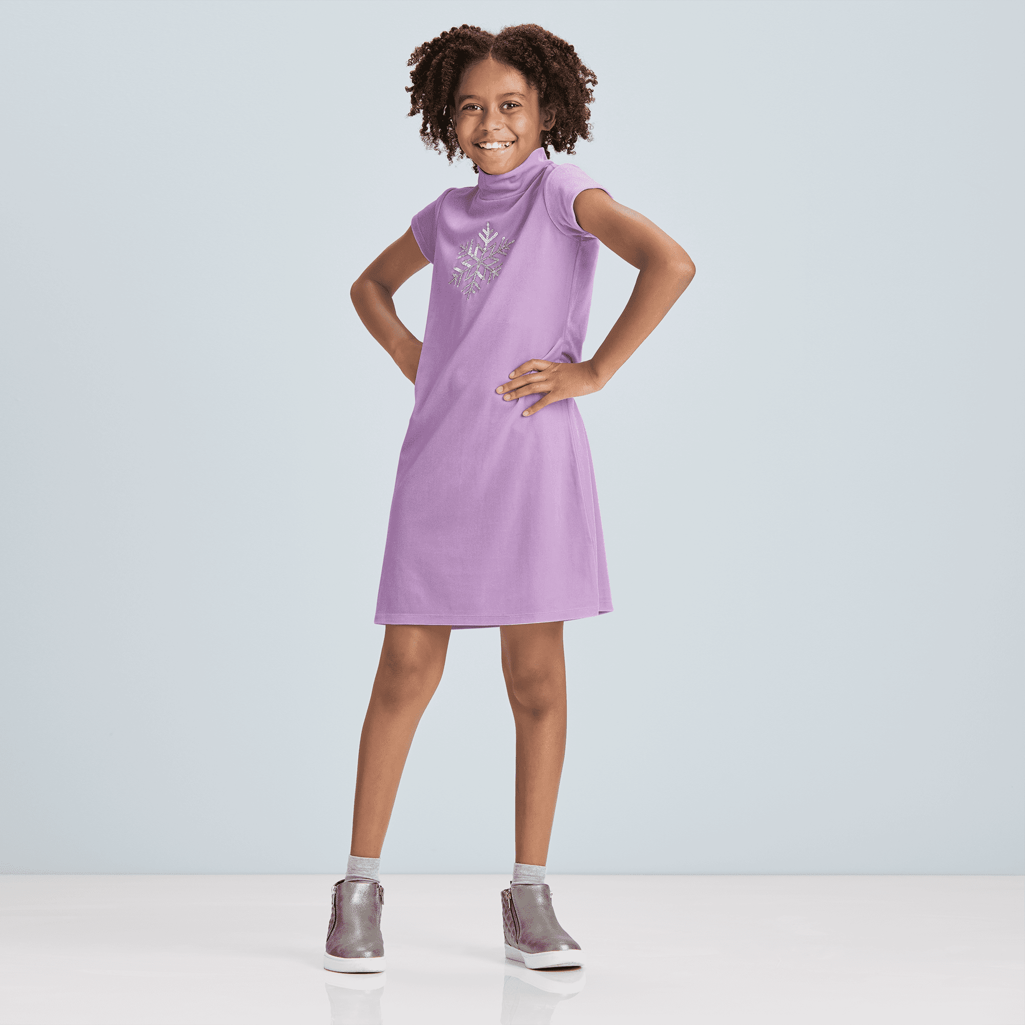 Soft as Snow Dress for Girls