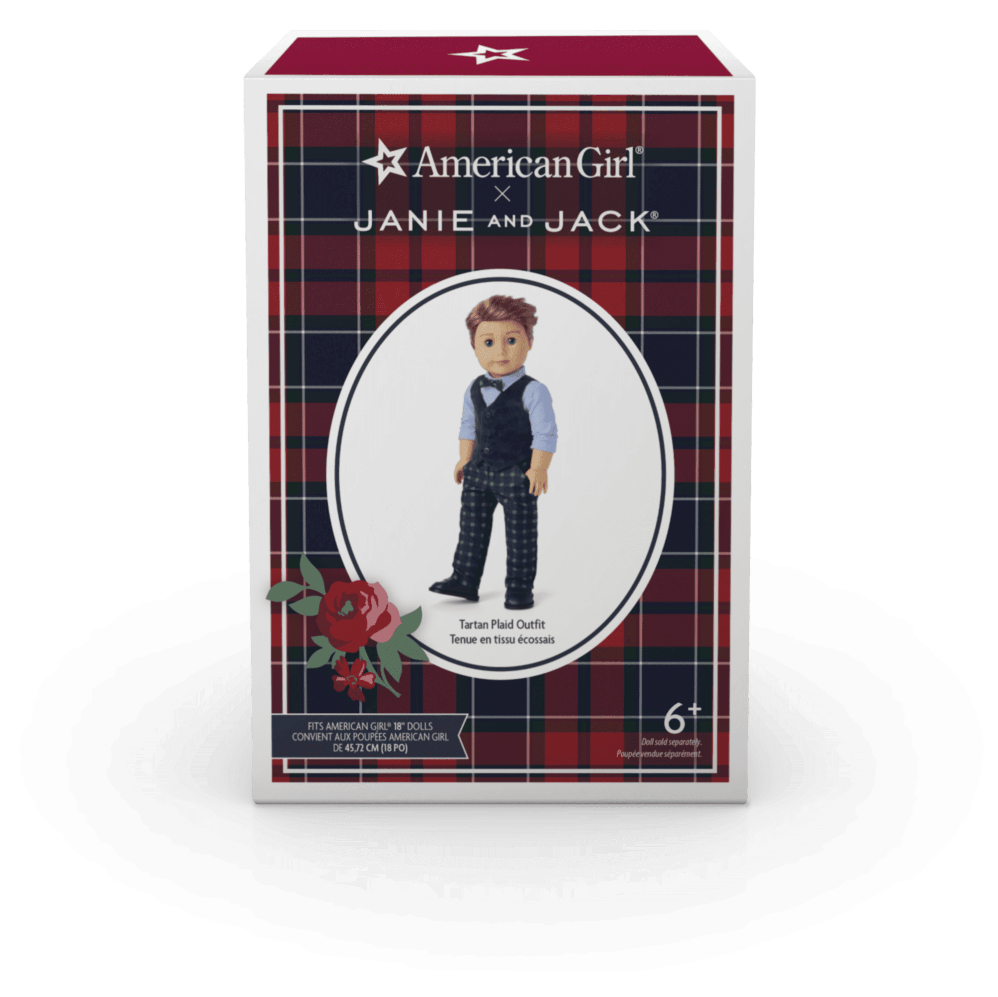 American Girl® x Janie and Jack Tartan Plaid Outfit for 18-inch Dolls