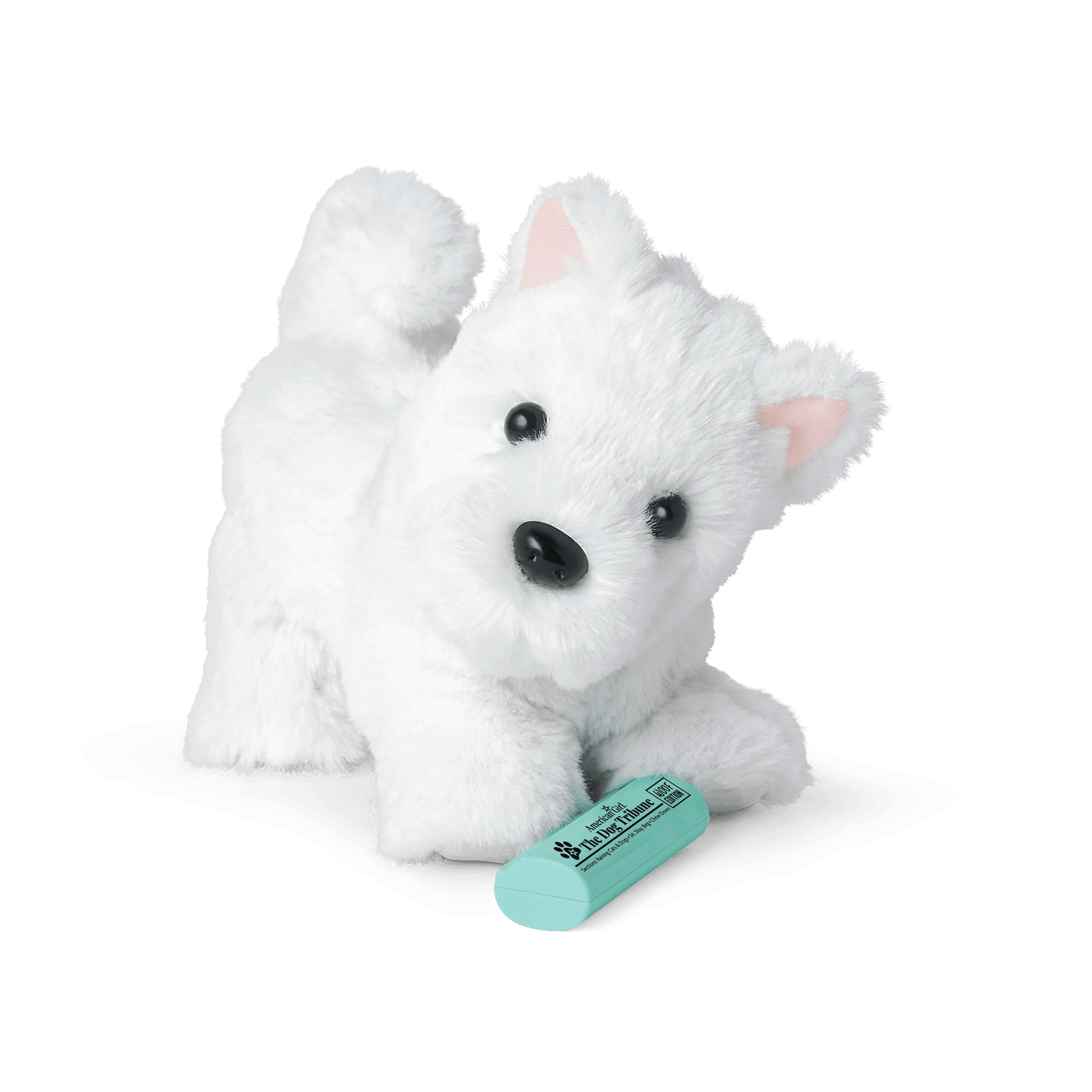 American Girl Coconut Chip White Dog
