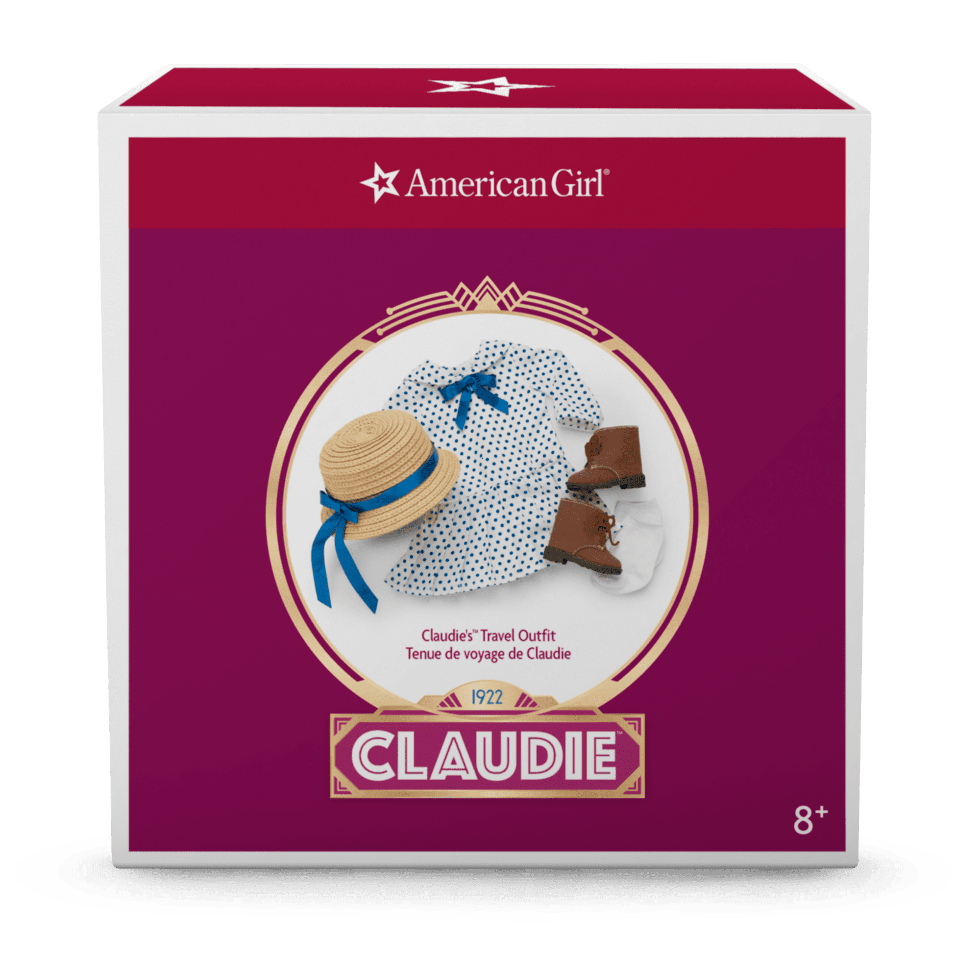Claudie's™ Travel Outfit for 18-inch Dolls (Historical Characters)