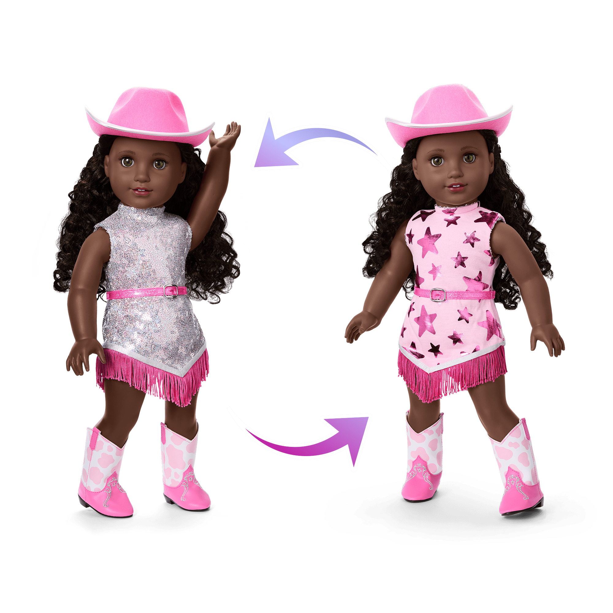 Glam Pink Cowgirl Outfit for 18-inch Dolls | American Girl®