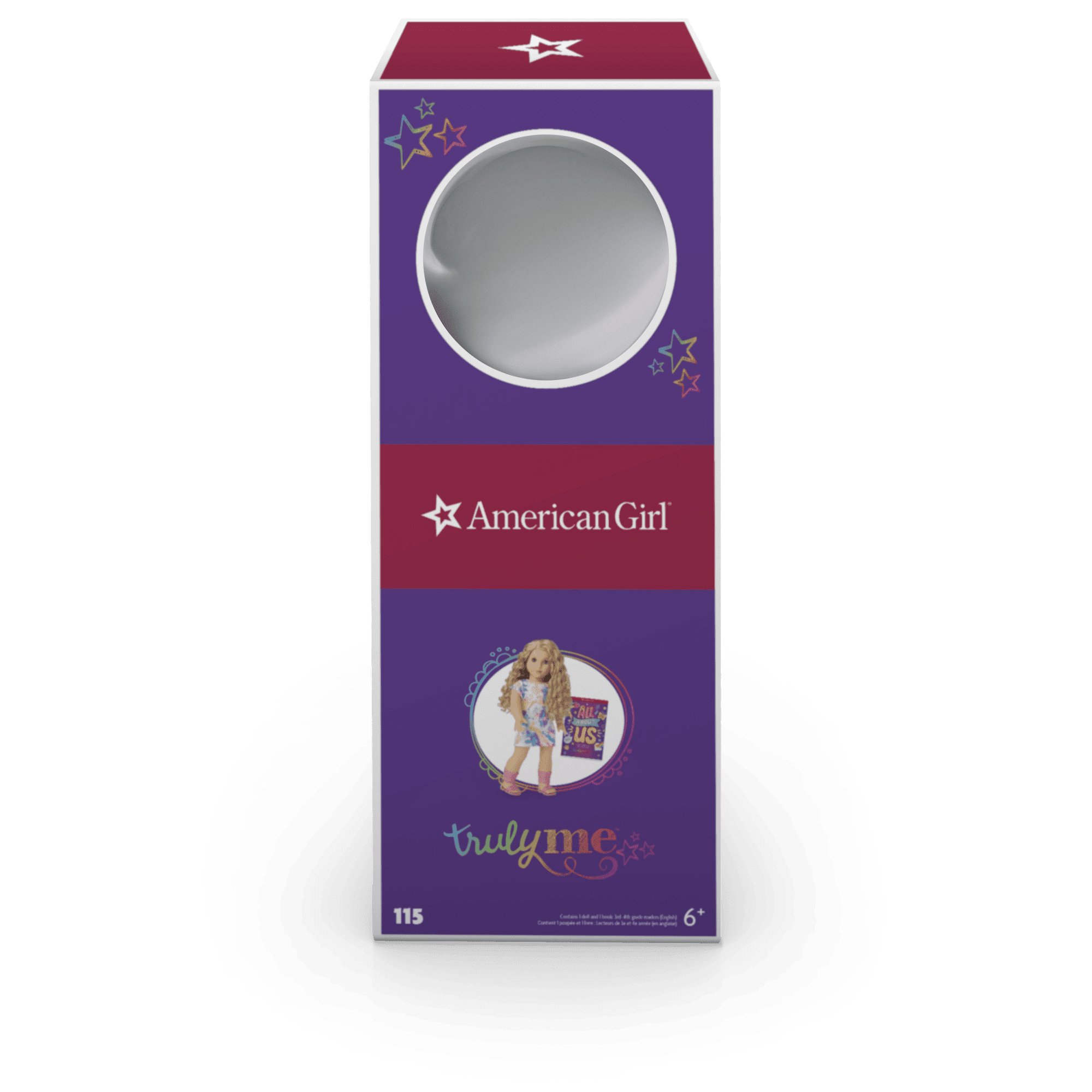 Truly Me™ 18-inch Doll #115 with curly blonde hair