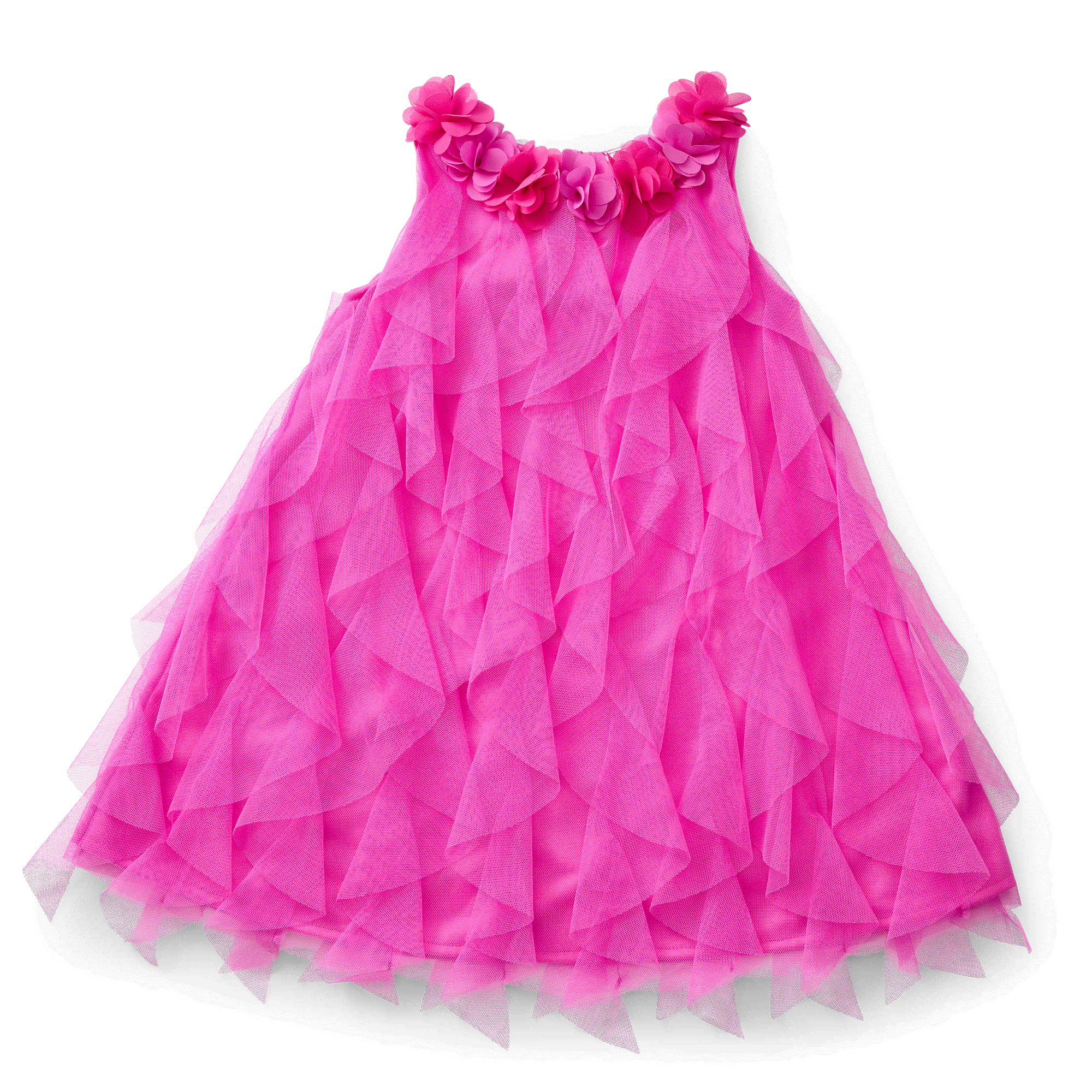 Party-Pink Birthday Dress for Little Girls (Bitty Baby®)