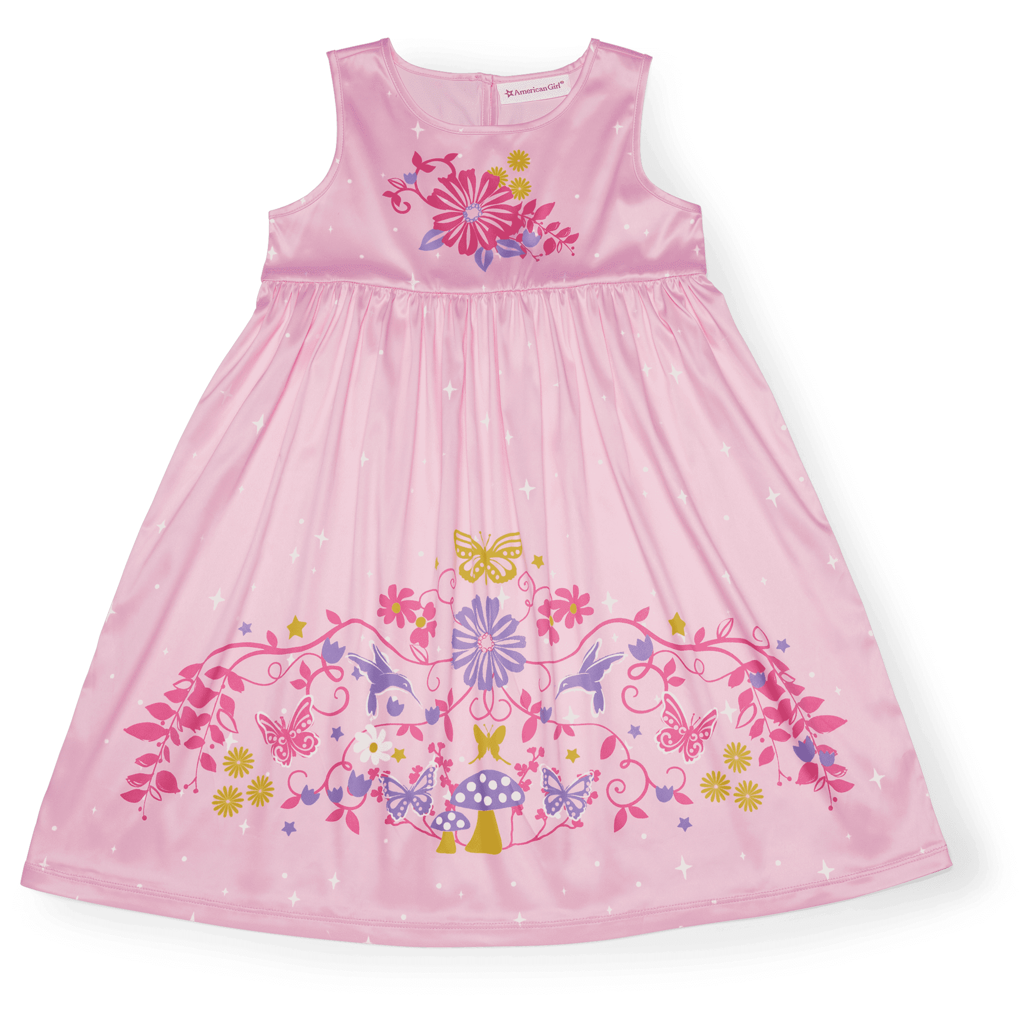 Royal Ruffles Nightie & Robe for Little Girls