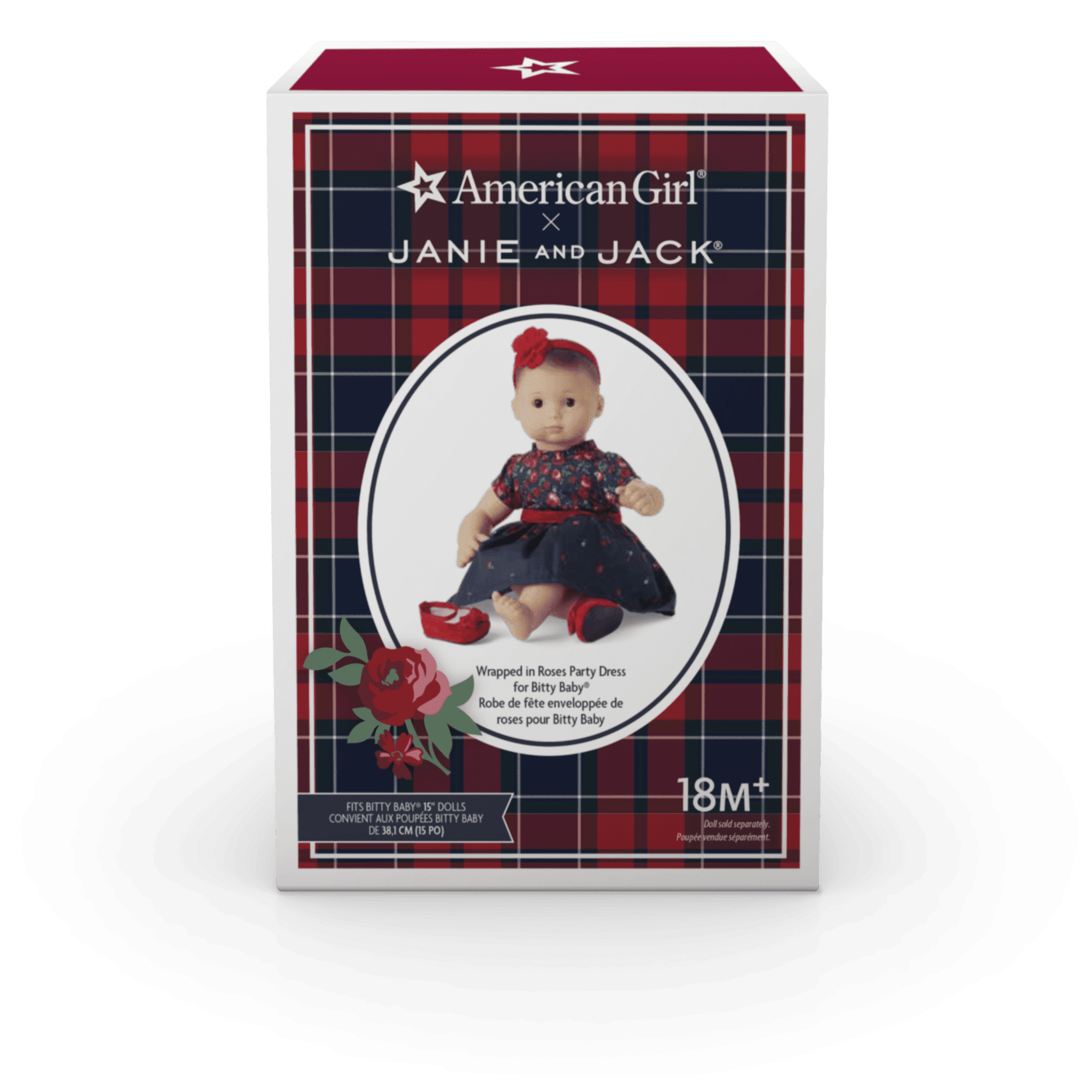 American Girl® x Janie and Jack Wrapped in Roses Party Dress for Bitty Baby® Dolls