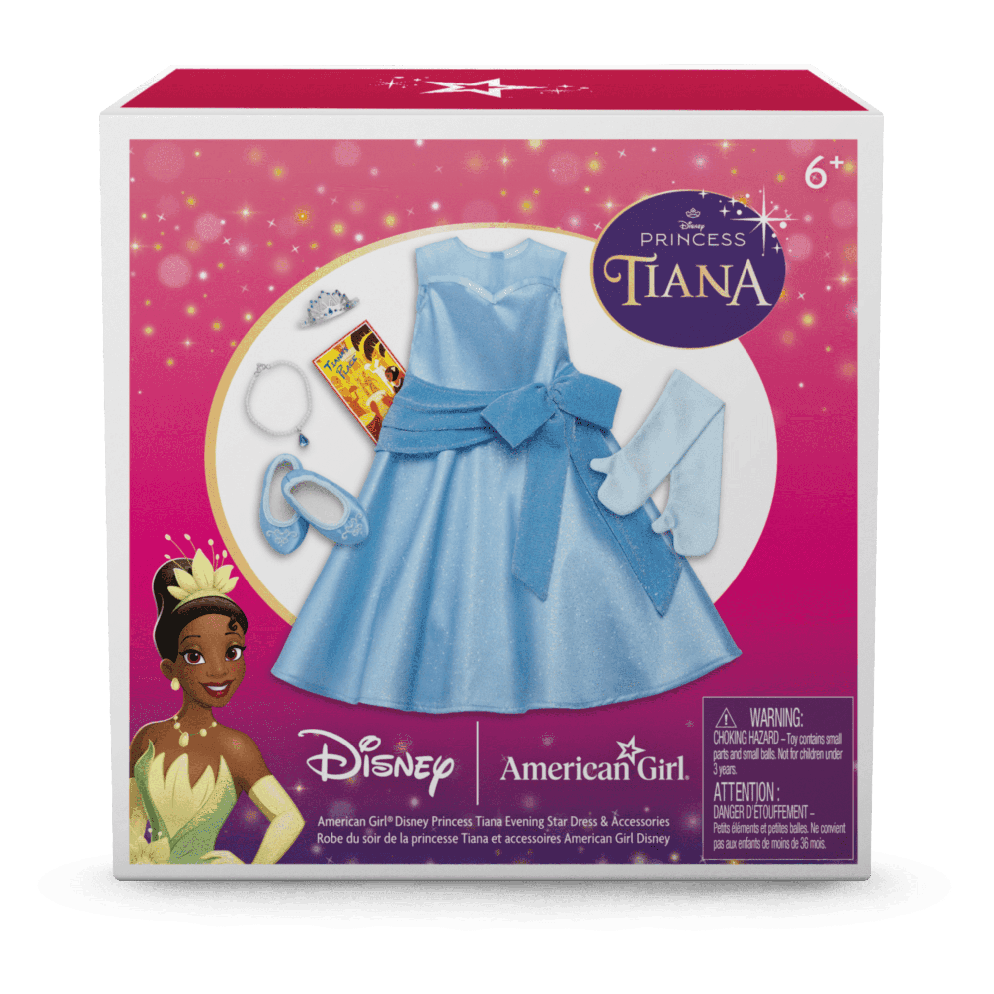 Disney Princess Tiana Gown & Accessories | American Girl Disney Princess Tiana Gown & Accessories | American Girl