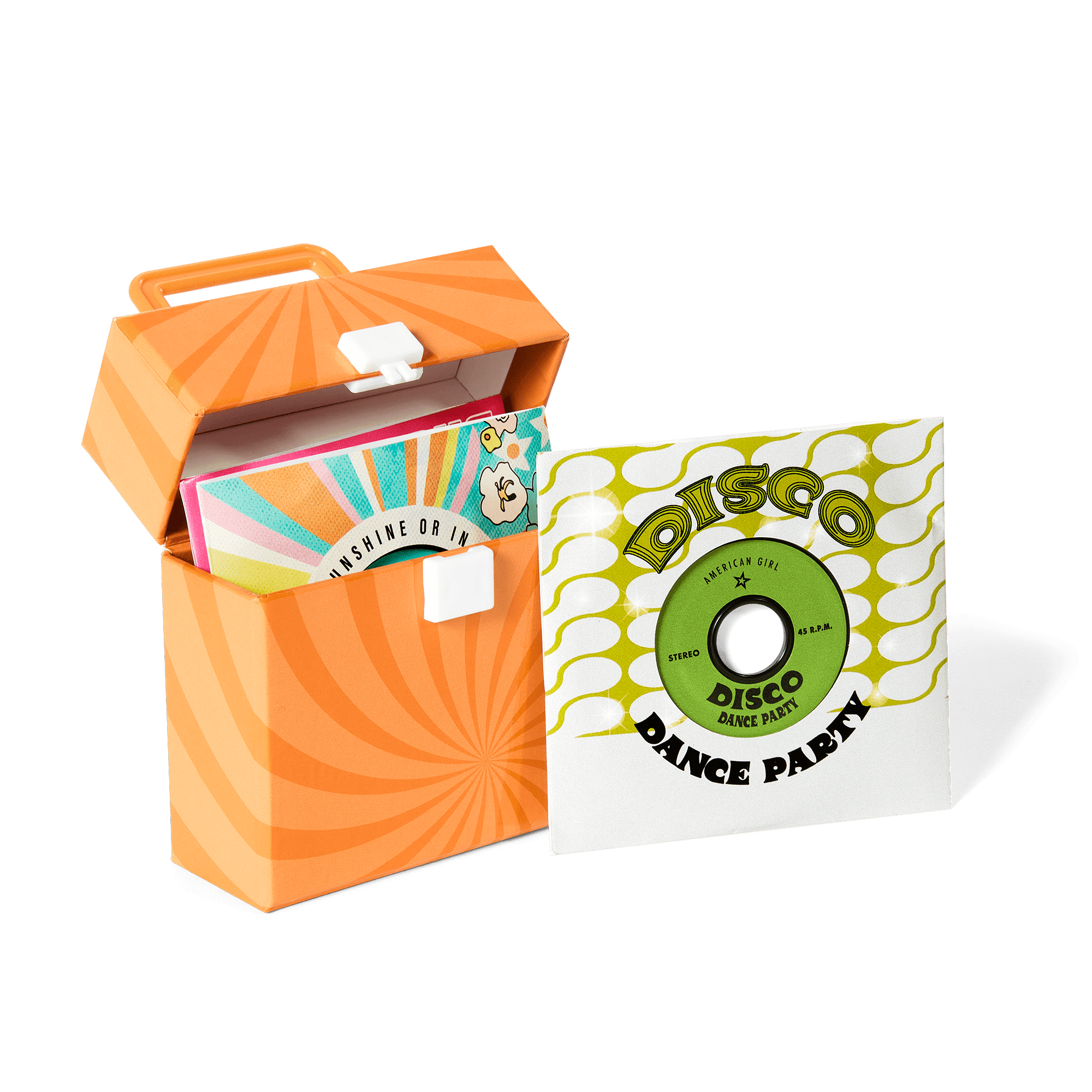 Julie’s™ Record Player & Accessories for 18-inch Dolls (Historical Characters)