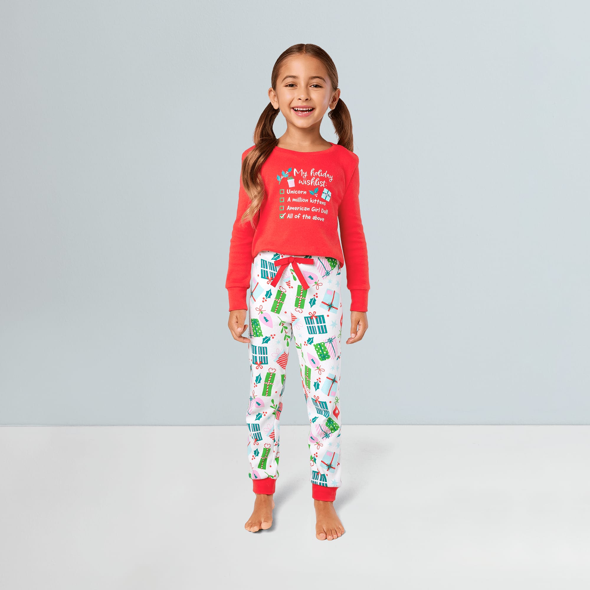 Holiday Wish List PJs for Little Girls