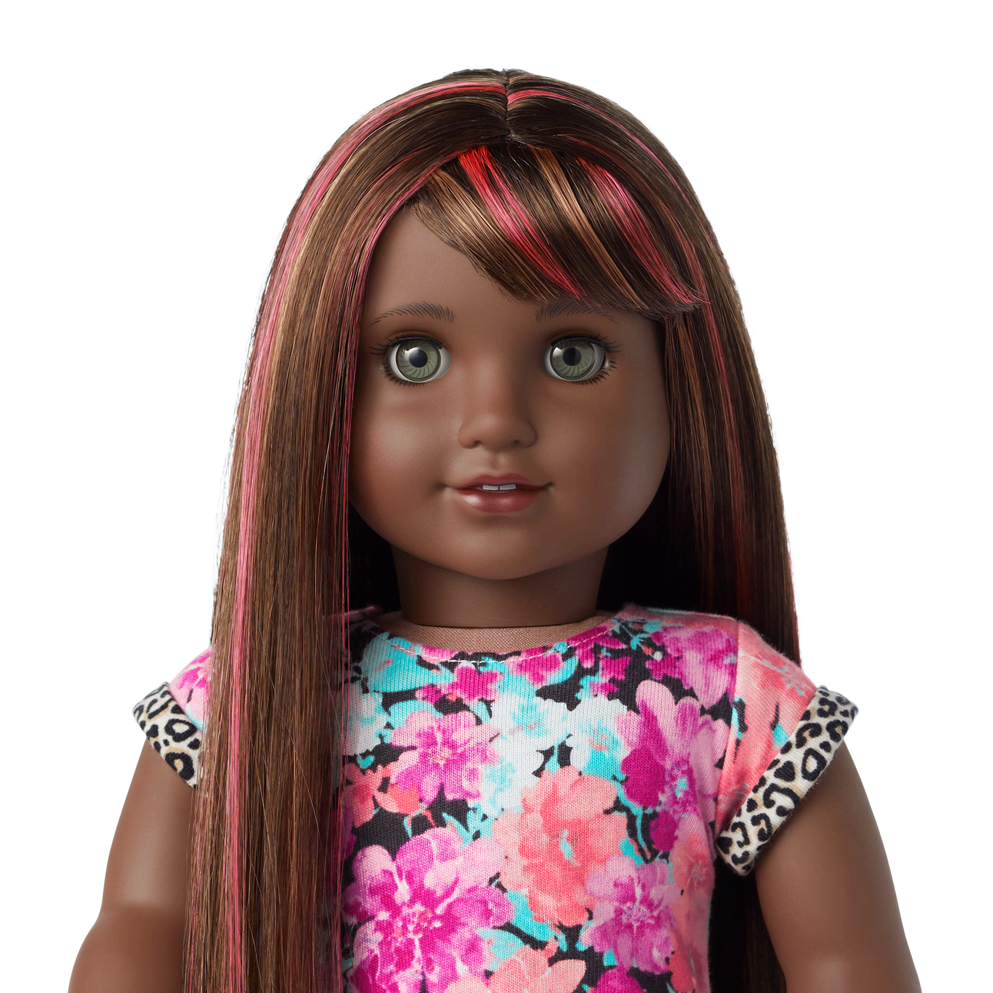Truly Me 18 inch Doll 109 with straight dark brown hair with bangs