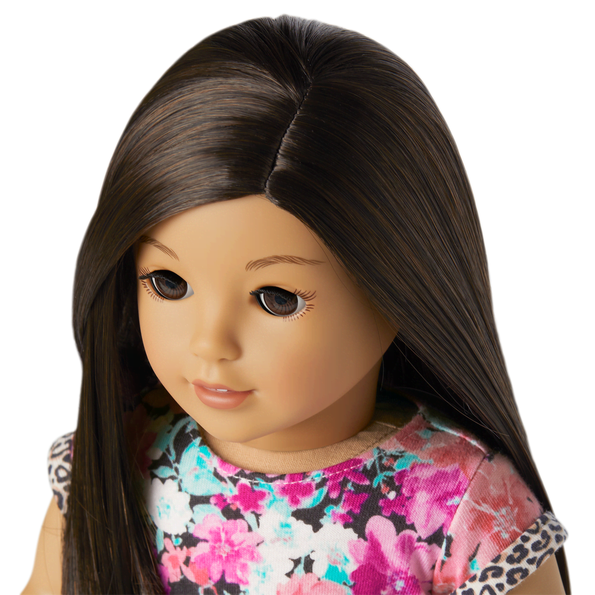 Truly Me 18 inch Doll 124 with straight black brown hair