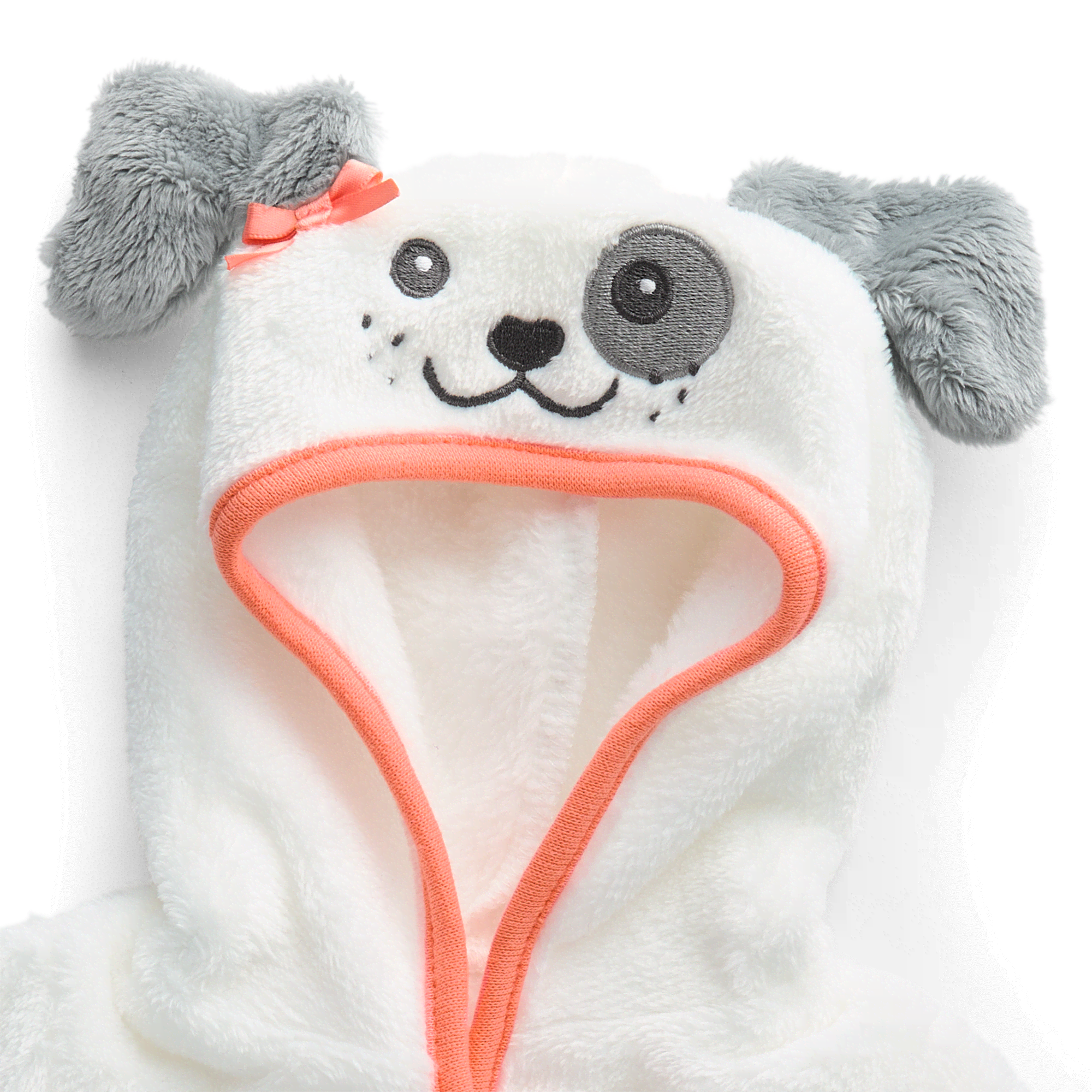 Comfy Puppy Robe Set for Girls & 18-inch Dolls