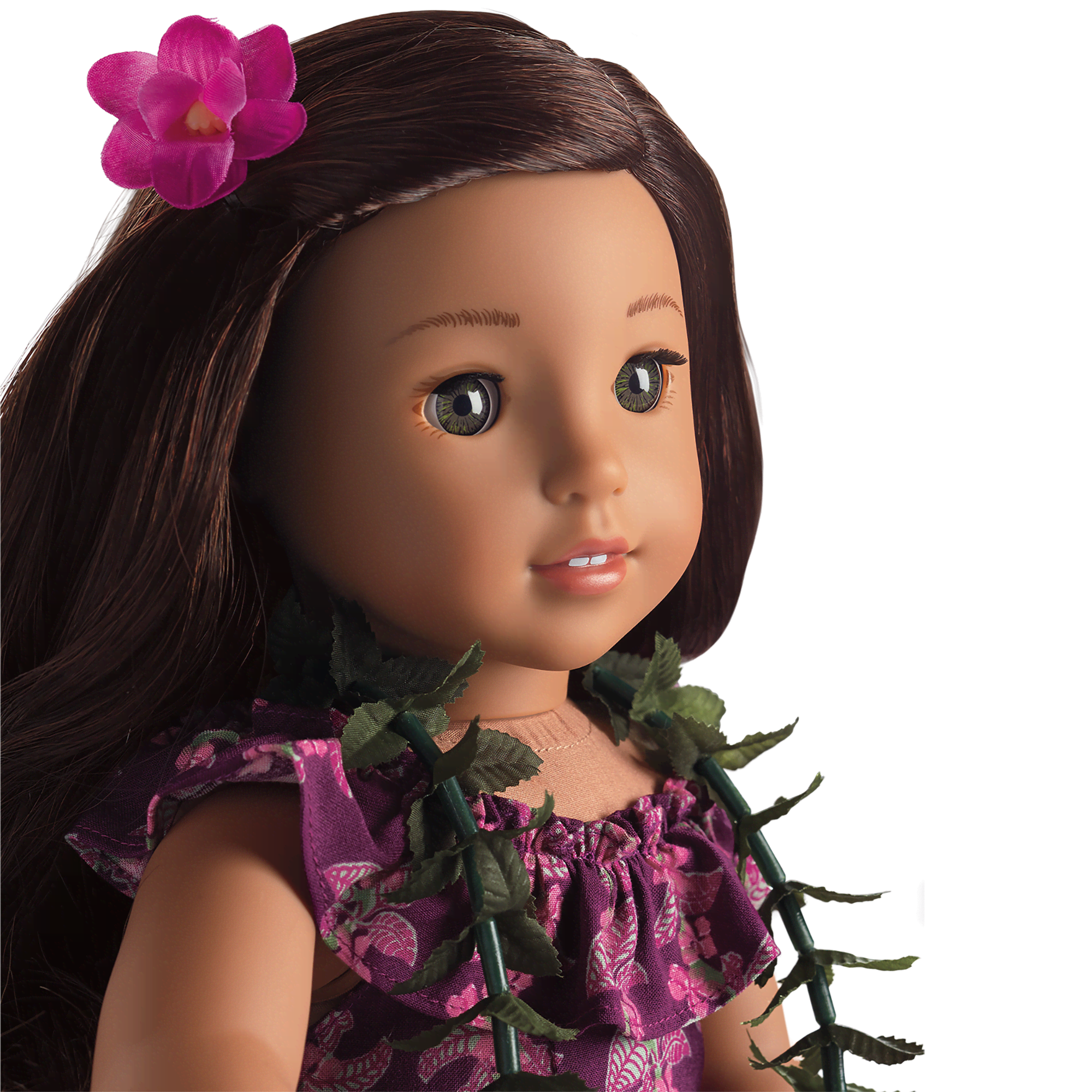 Nanea's Holoku Dress for 18-inch Dolls (Historical Characters)