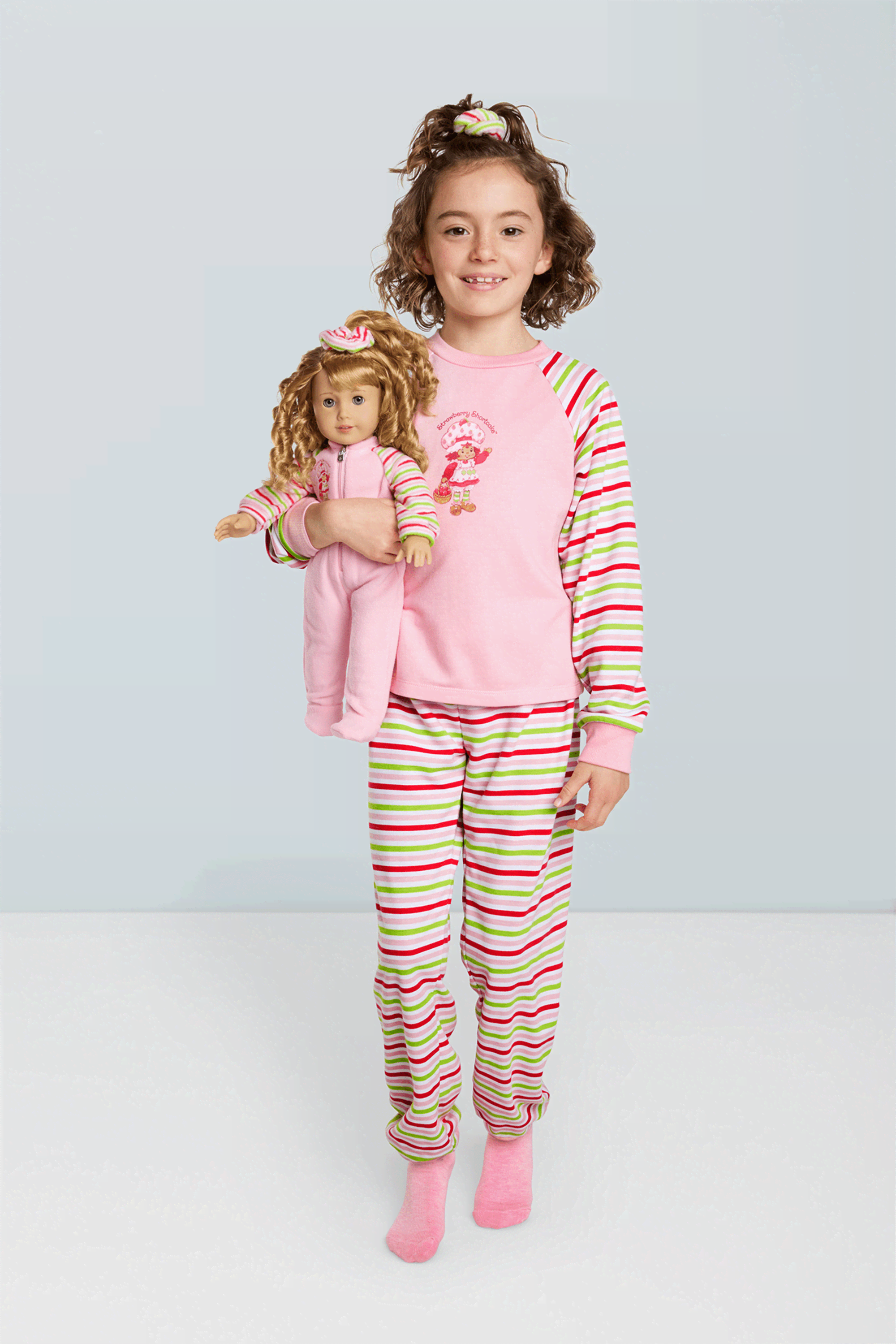 Courtney’s™ Strawberry Shortcake™ PJs for Girls & 18-inch Dolls (Historical Characters)