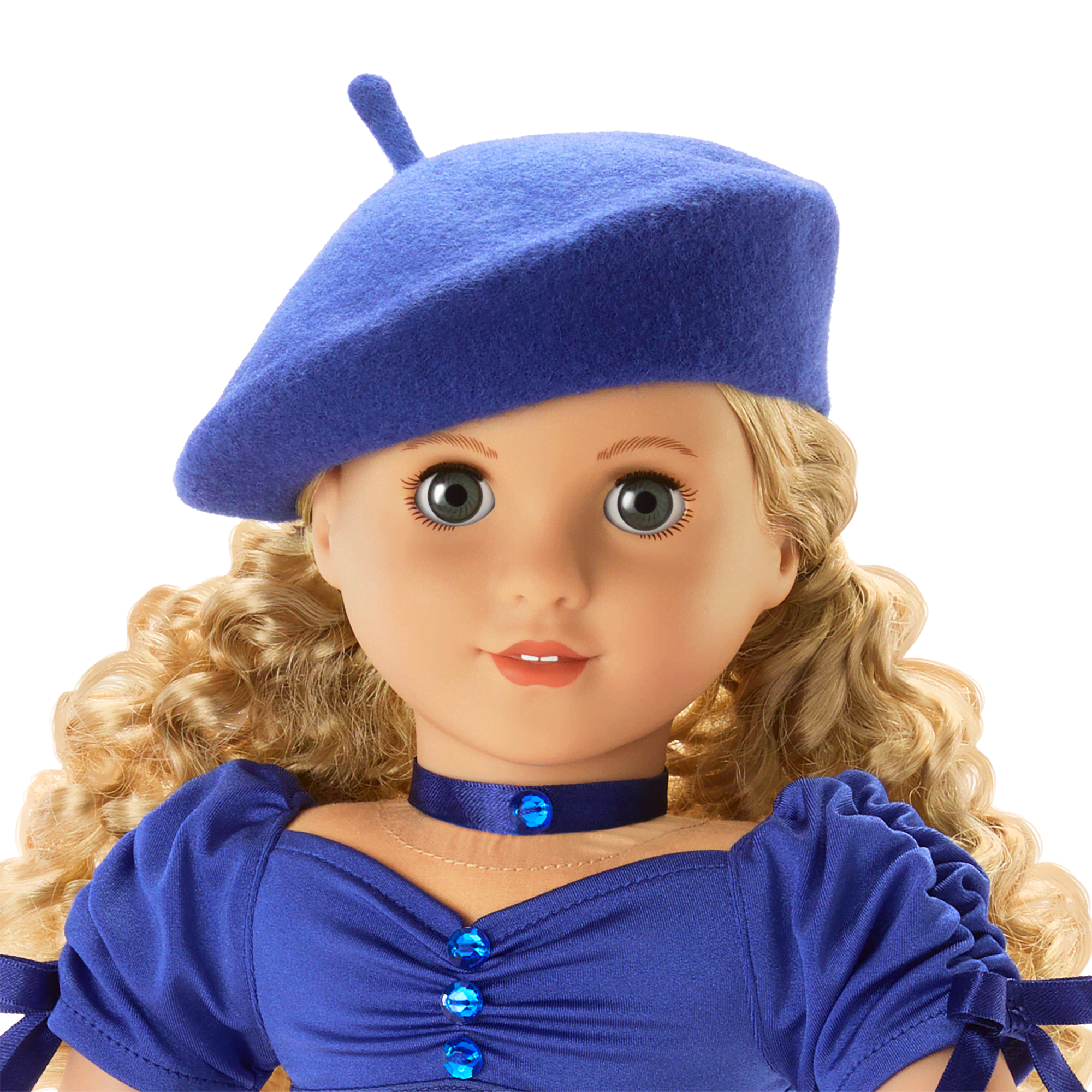 September Sparkling Sapphire Outfit for 18-inch Dolls